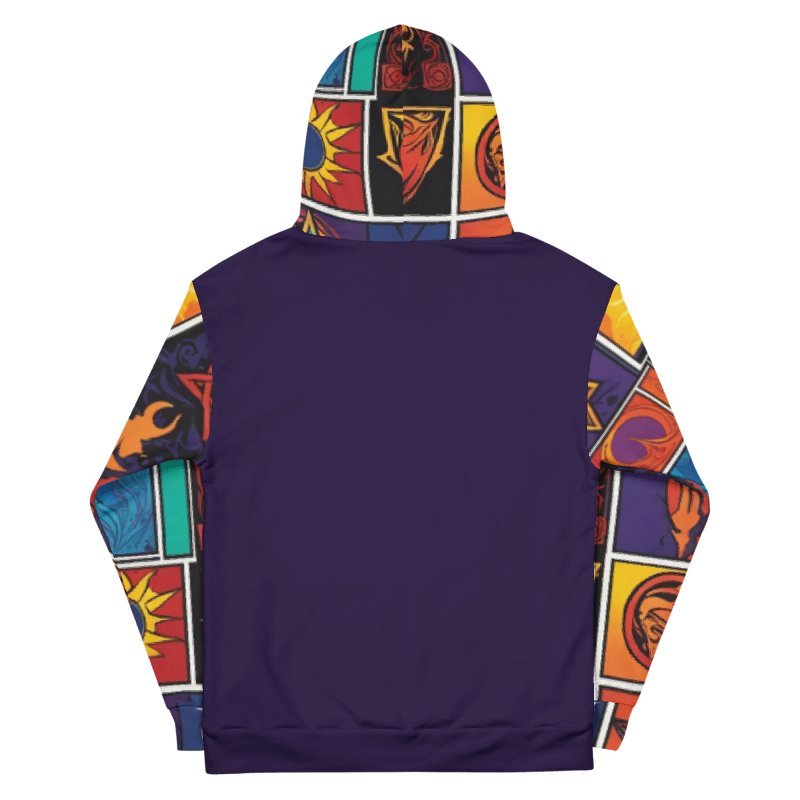 Purple & Multi Symbology Hoodie product image (12)