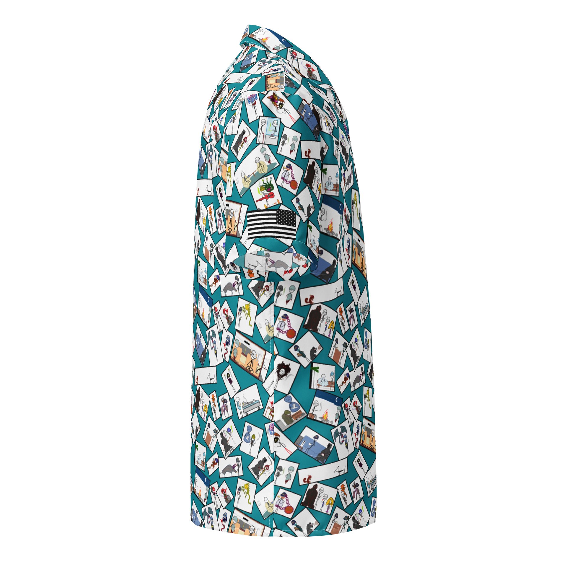 Sticks & Demons Hawaiian Shirt product image (4)