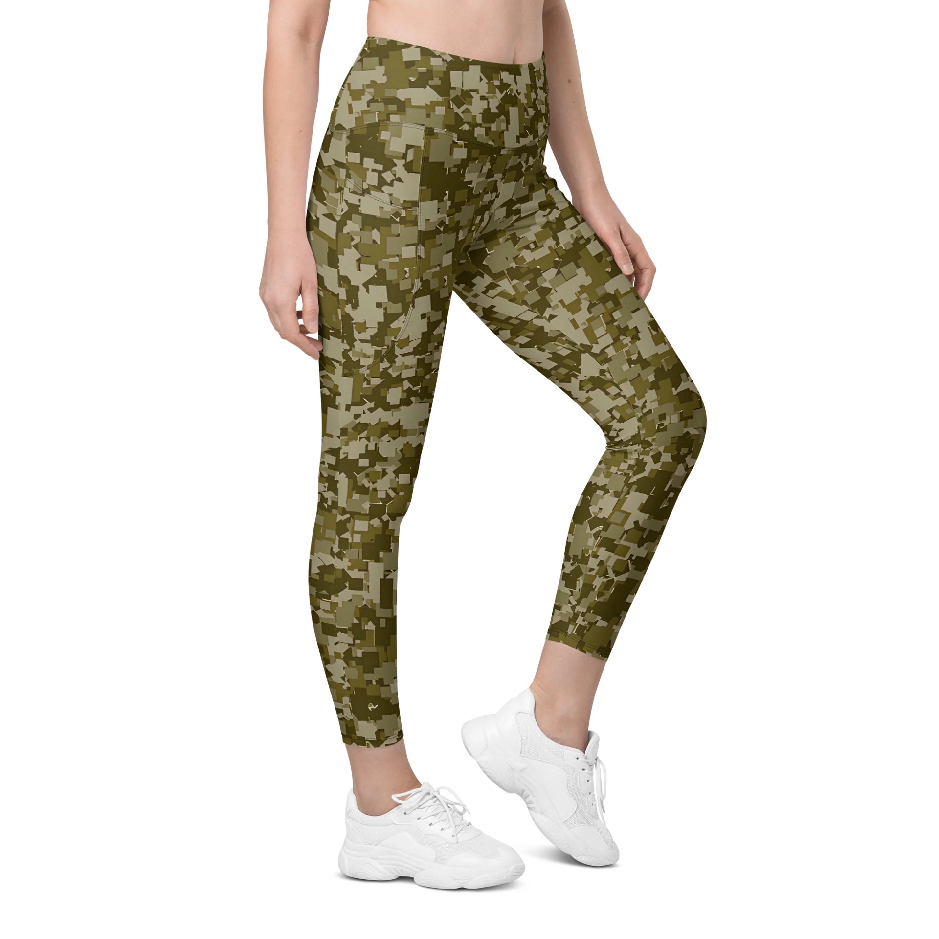 WhamBlam Camo All-Over Leggings with Pockets product image (5)