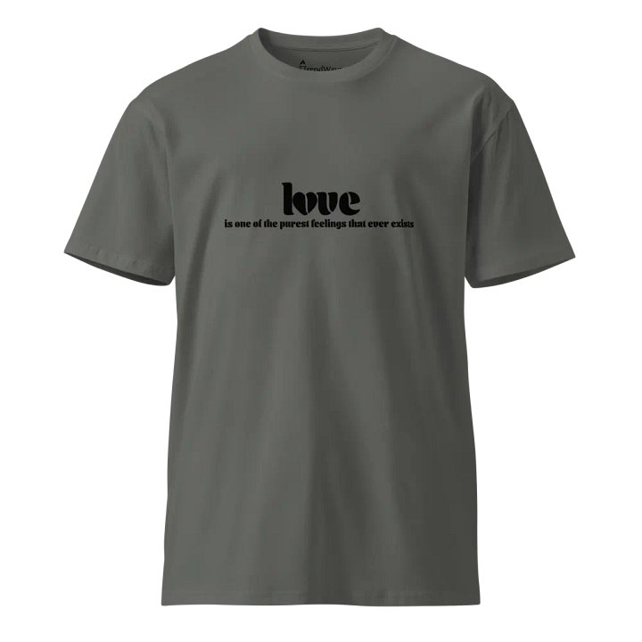 Pure Love as couler unisex premium t-shirt ( black version ) product image (1)