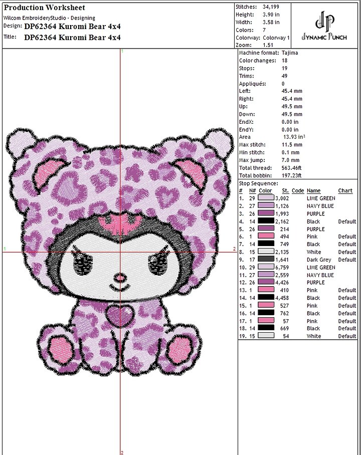 KUROMI BEAR product image (2)