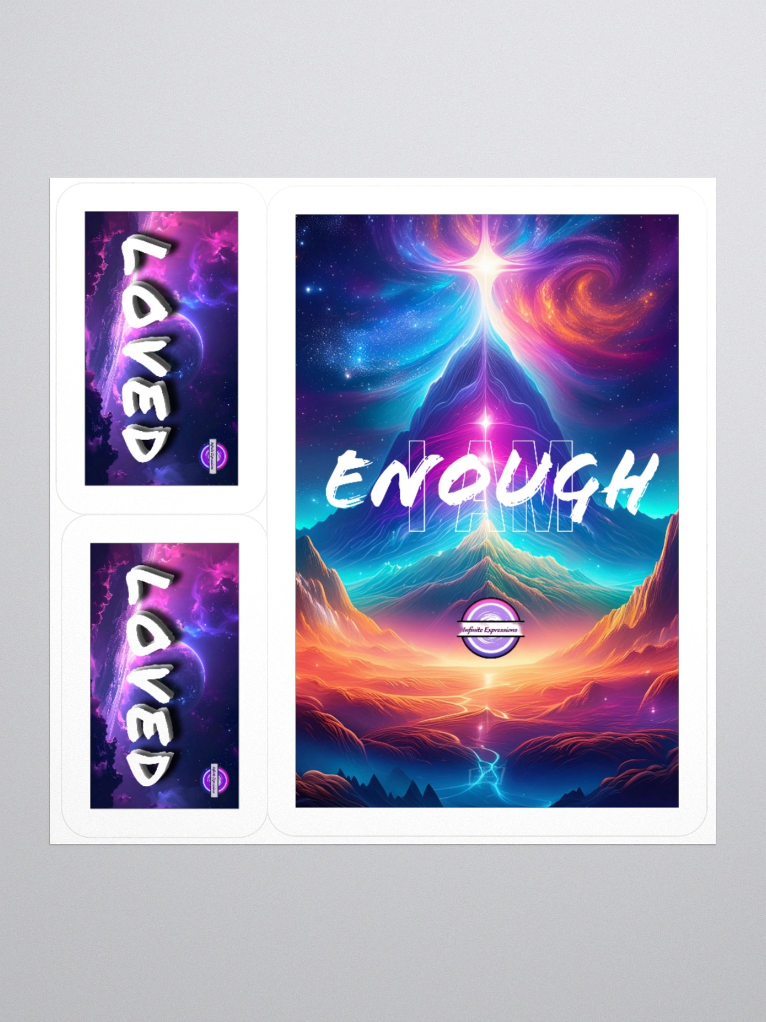I Am Enough & LOVED Stickers product image (1)
