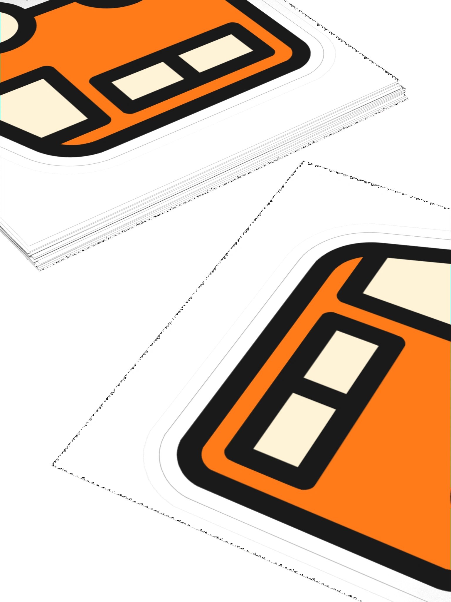 Abfahrt! Sticker – Mandarine product image (4)