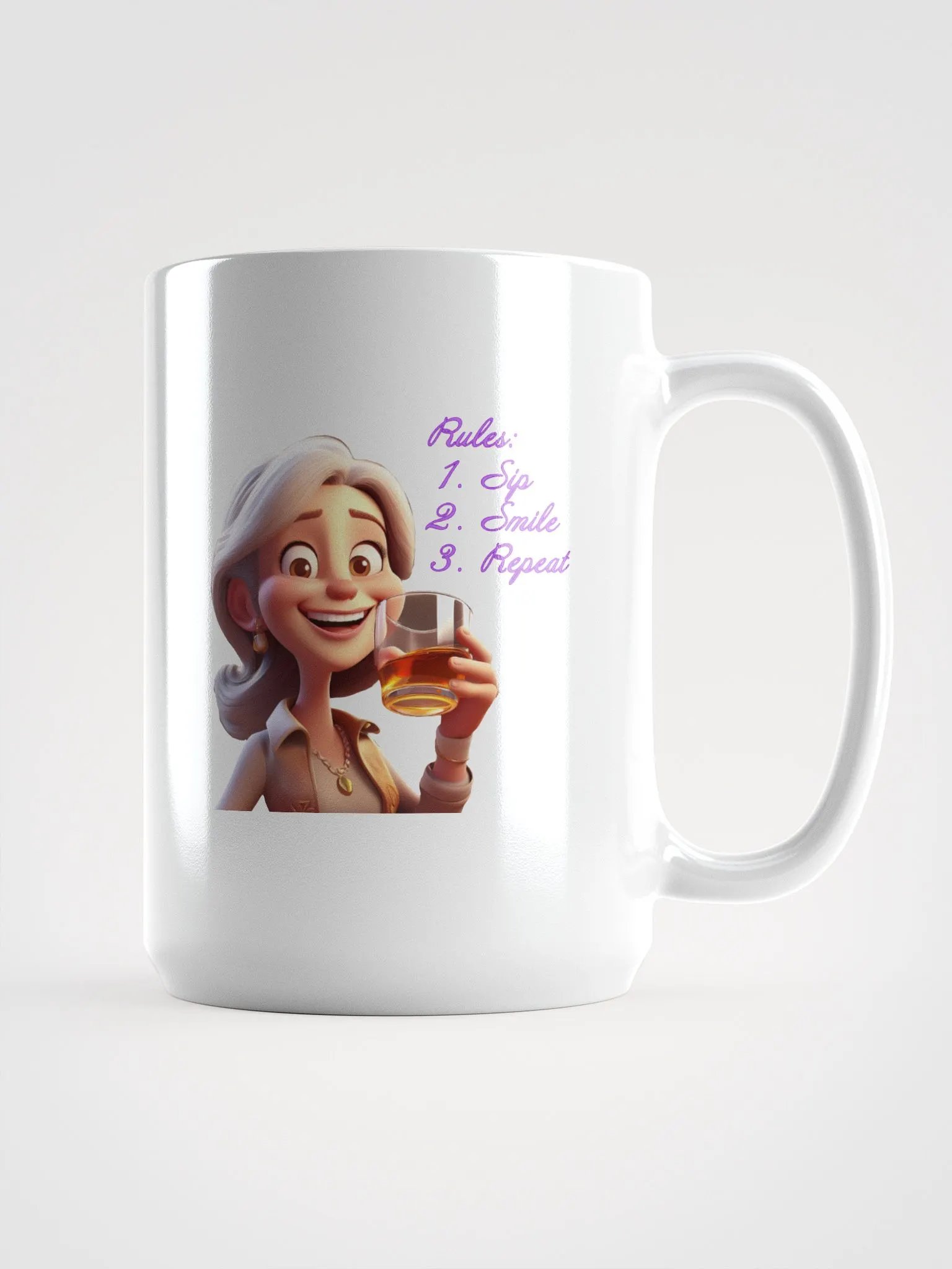 Rules are Sip, Smile & Repeat - Coffee Mug product image (1)