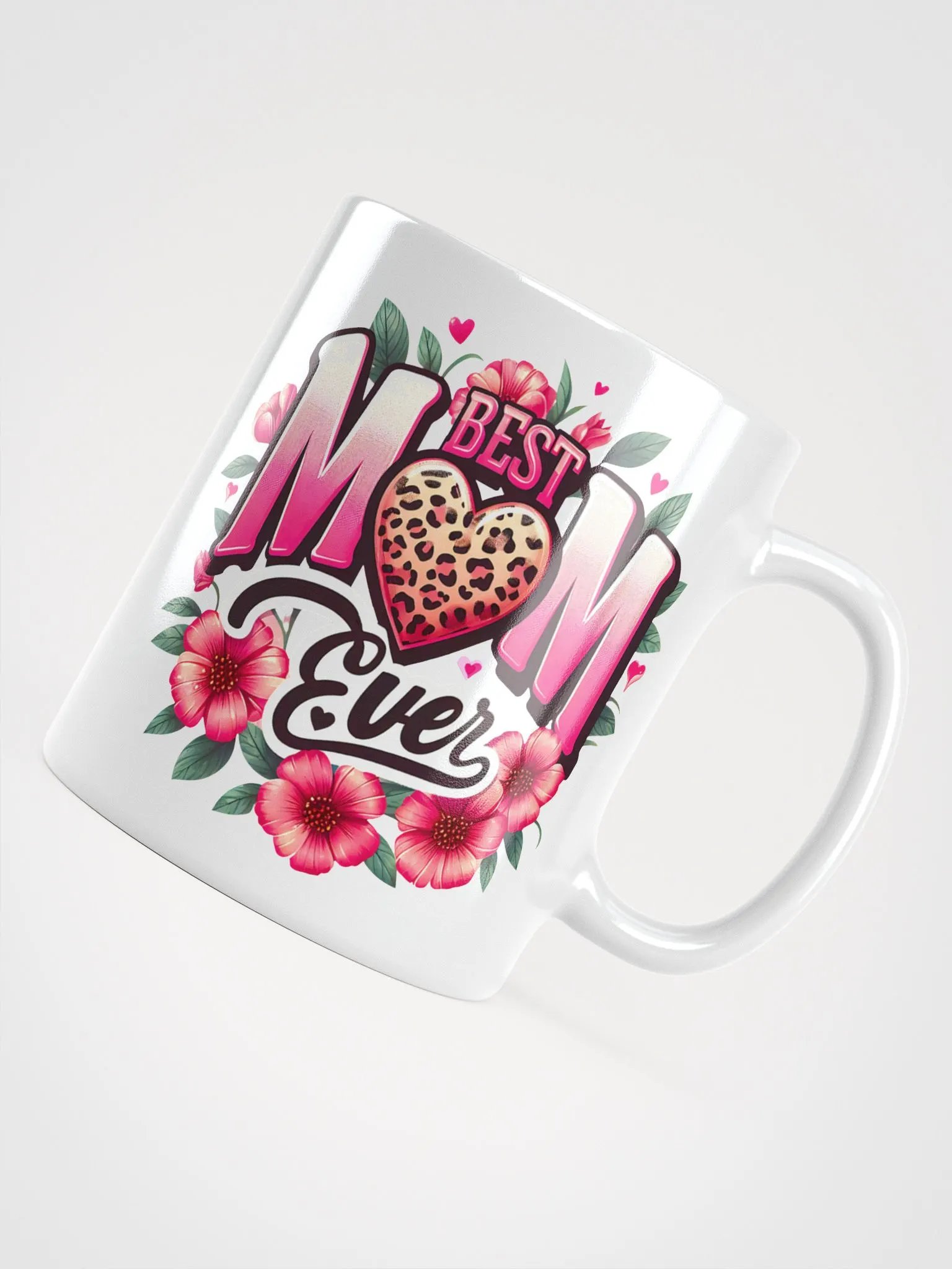 Leopard Heart Best Mom Ever Mug product image (4)