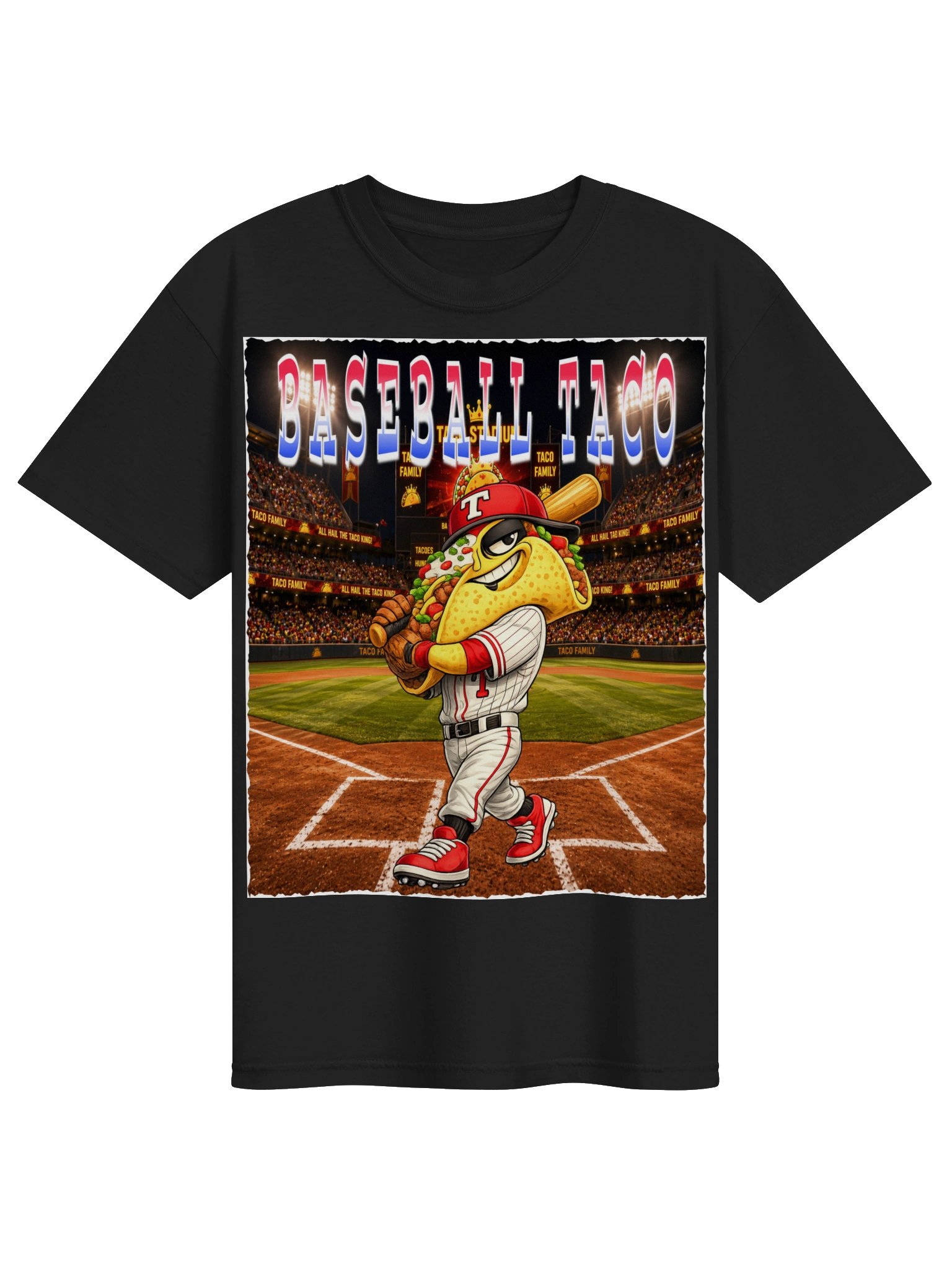 Baseball Taco Home Run Tee - The Taco Family product image (8)