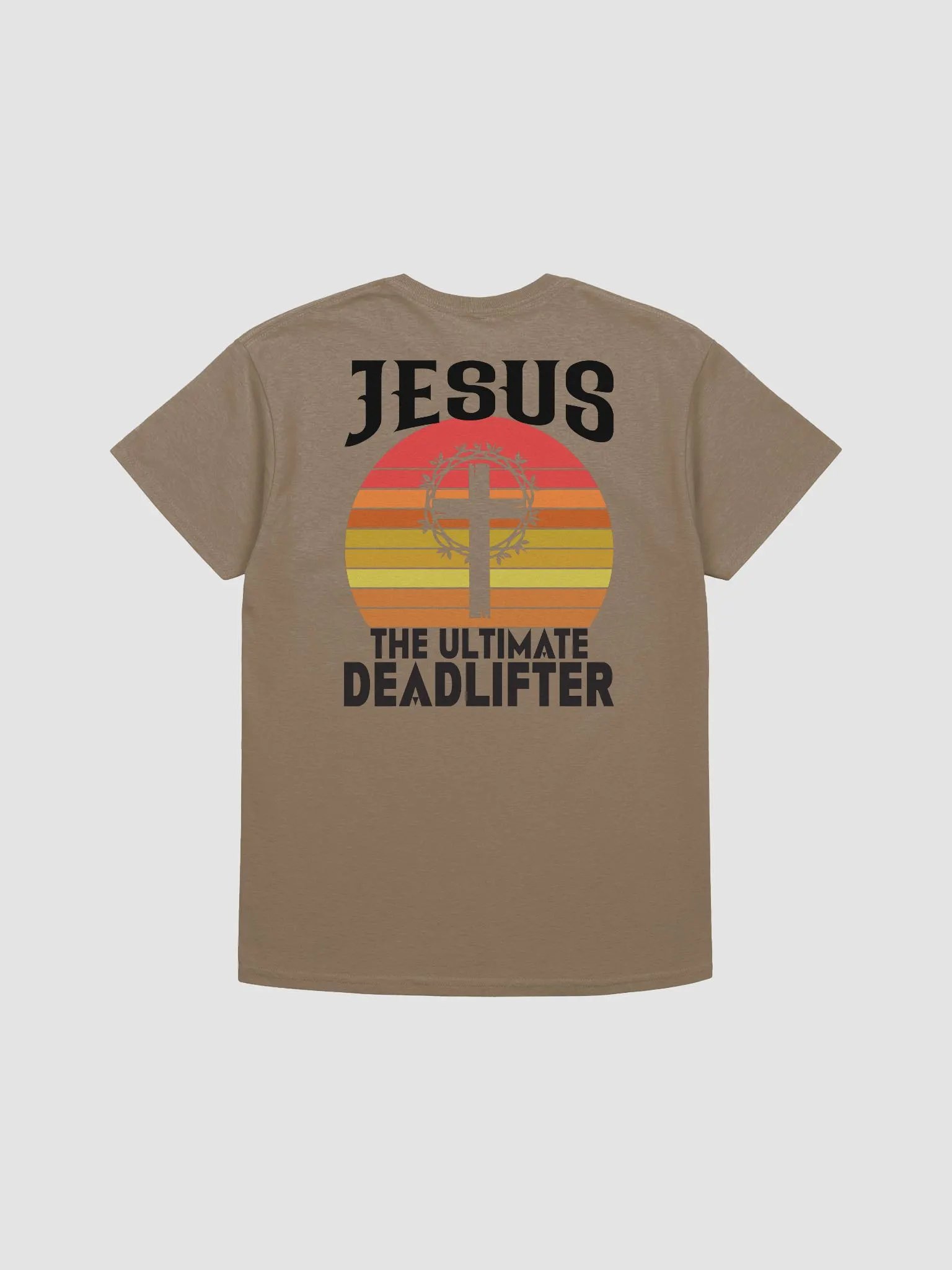 Ultimate Deadlifter: Jesus' Cross T-shirt product image (4)