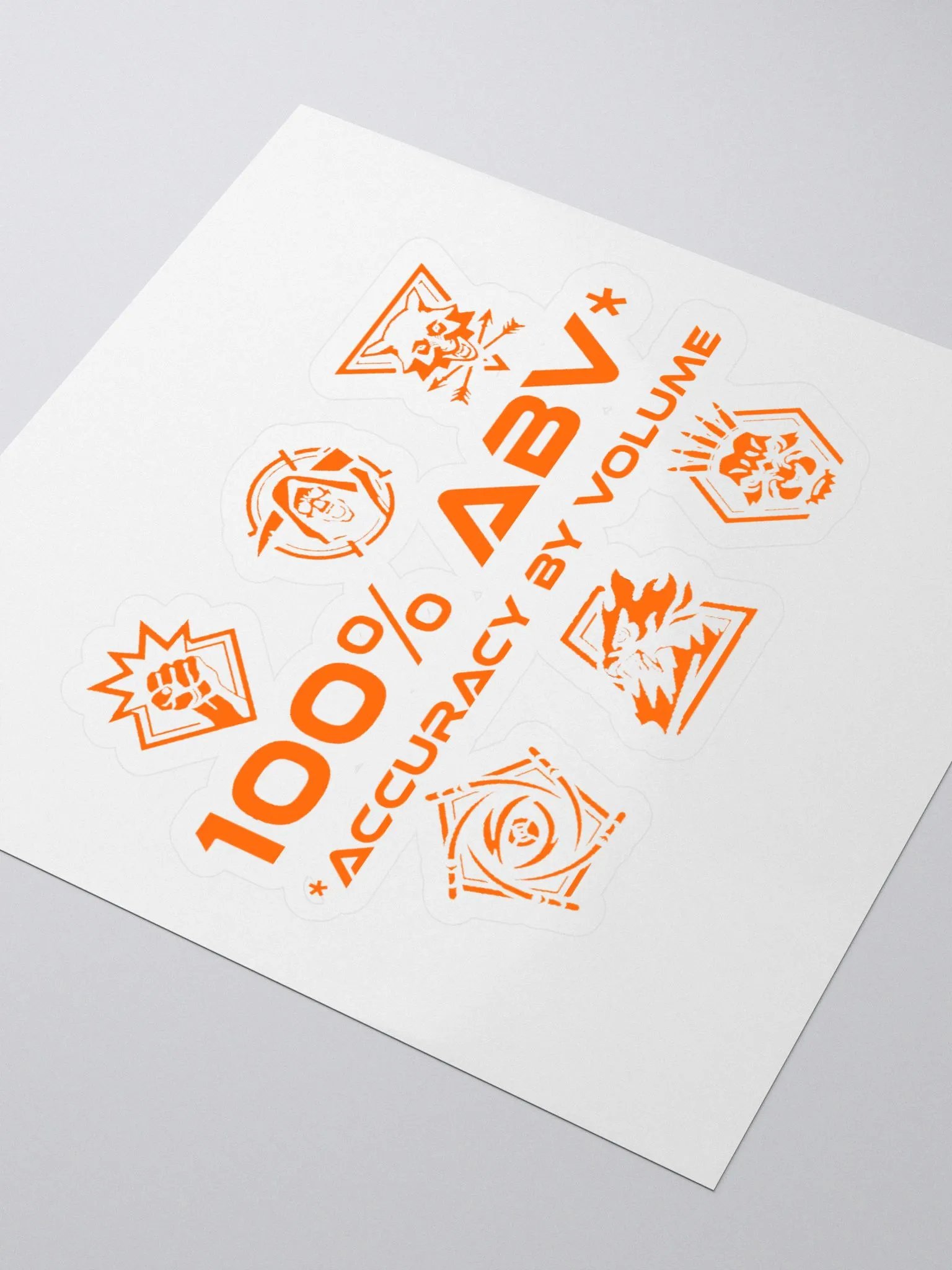 100% ABV Sticker product image (3)