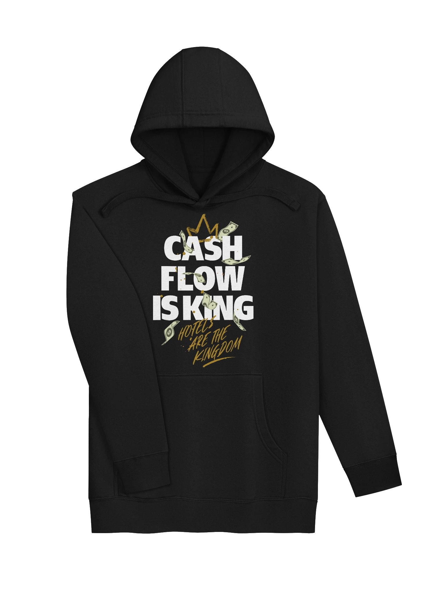 Hotel Sweatshirt – Cash Flow Is King, Hotels Are The Kingdom (Dark) product image (3)