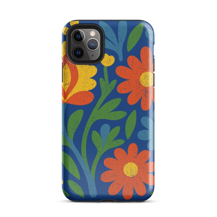 Retro Floral Tough Case for iPhone® product image (2)