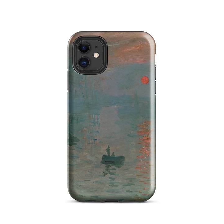Monet – Impression, Sunrise (Impression, soleil levant) iPhone® Tough Case product image (2)