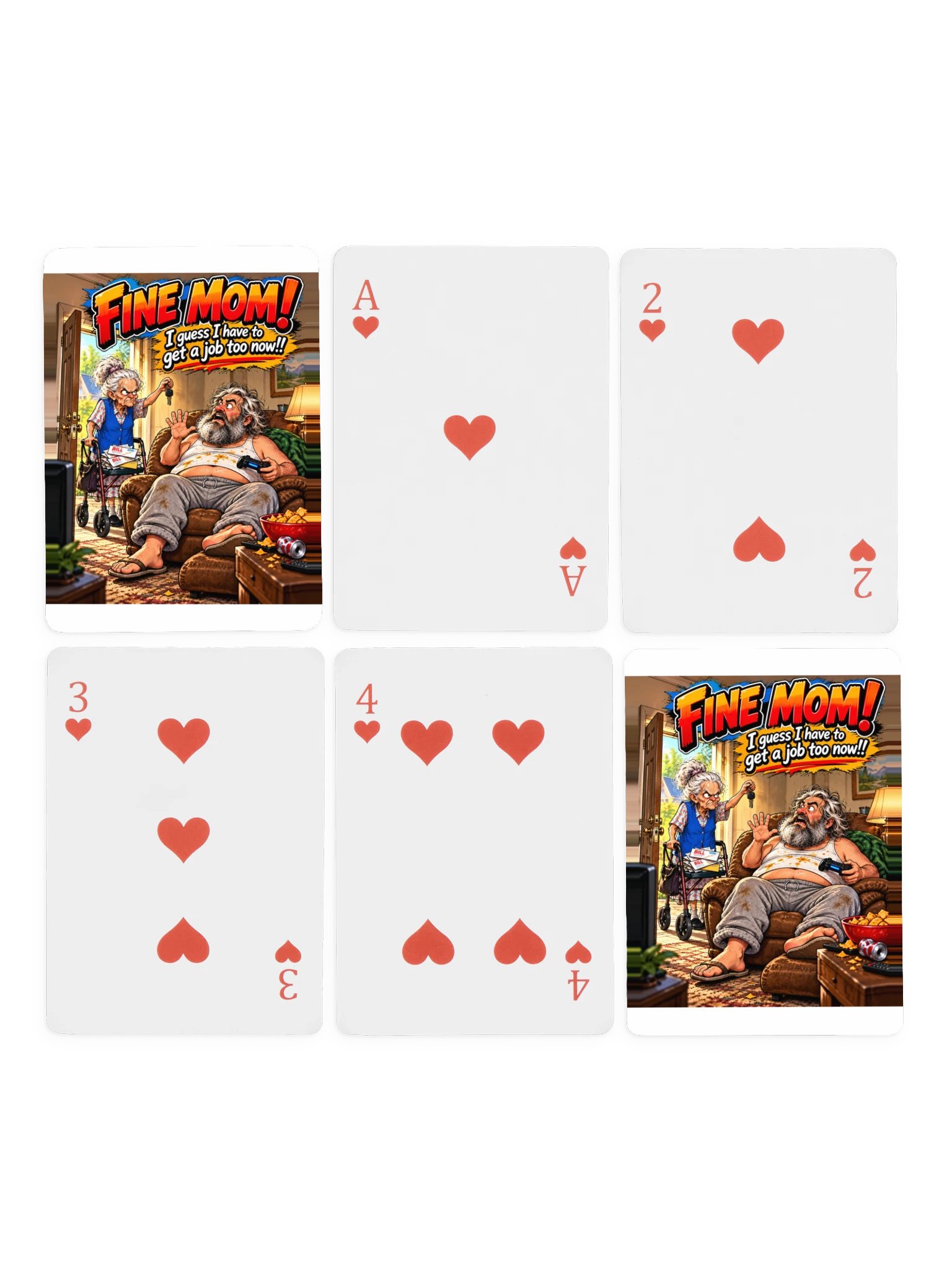 Fine Mom Poker Playing Cards product image (4)