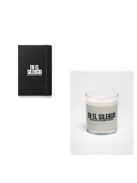 Kit Atmósfera Devocional: Vela y Cuaderno Físico para tu Tiempo con Dios