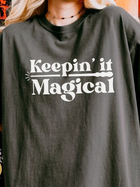 Keeping it Magical Vintage Minimalist Cozy Shirt product image (10)