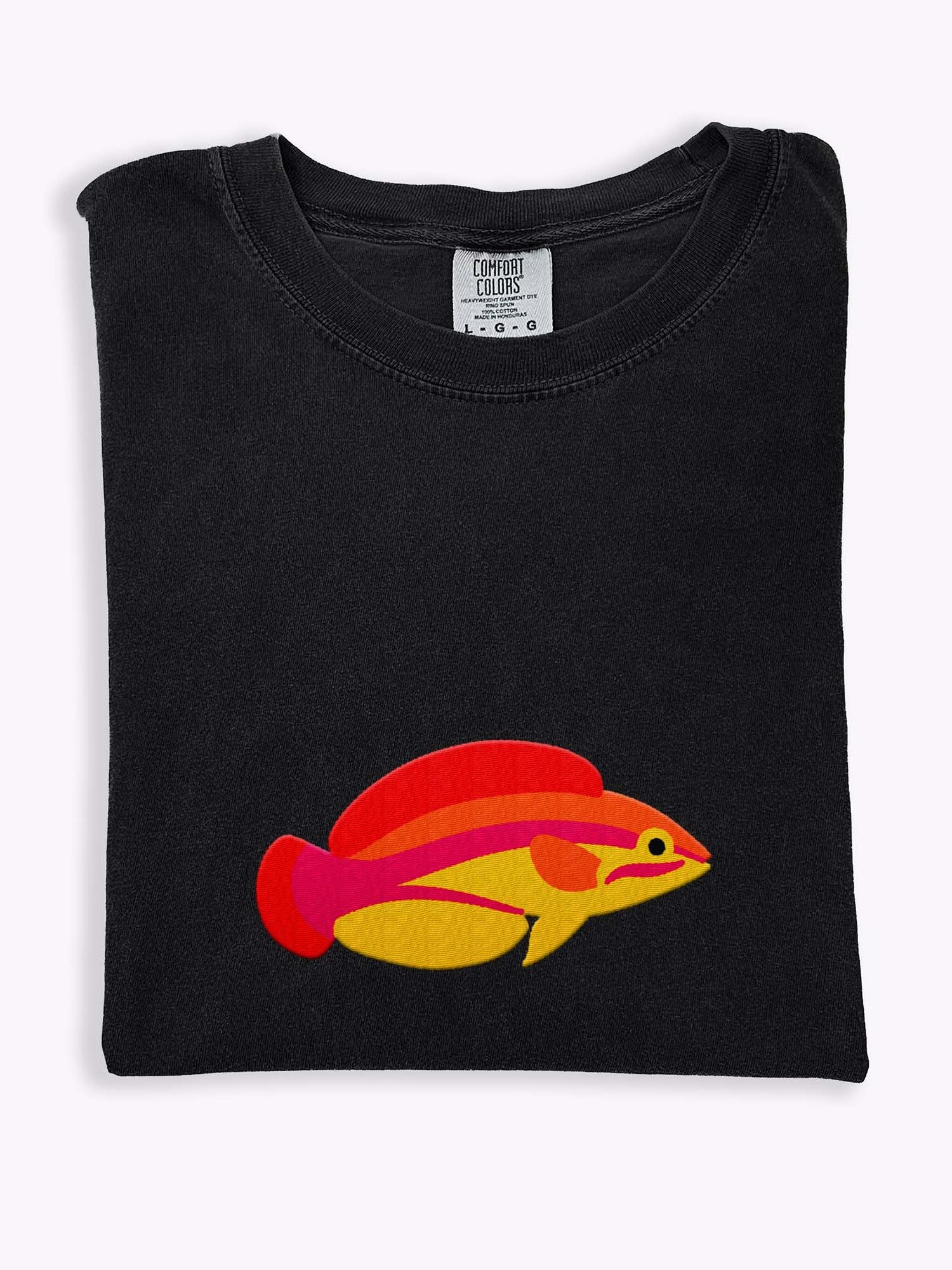 Flame Wrasse Premium T-Shirt (Embroidered) for Reef and Marine Aquarium Lovers product image (1)