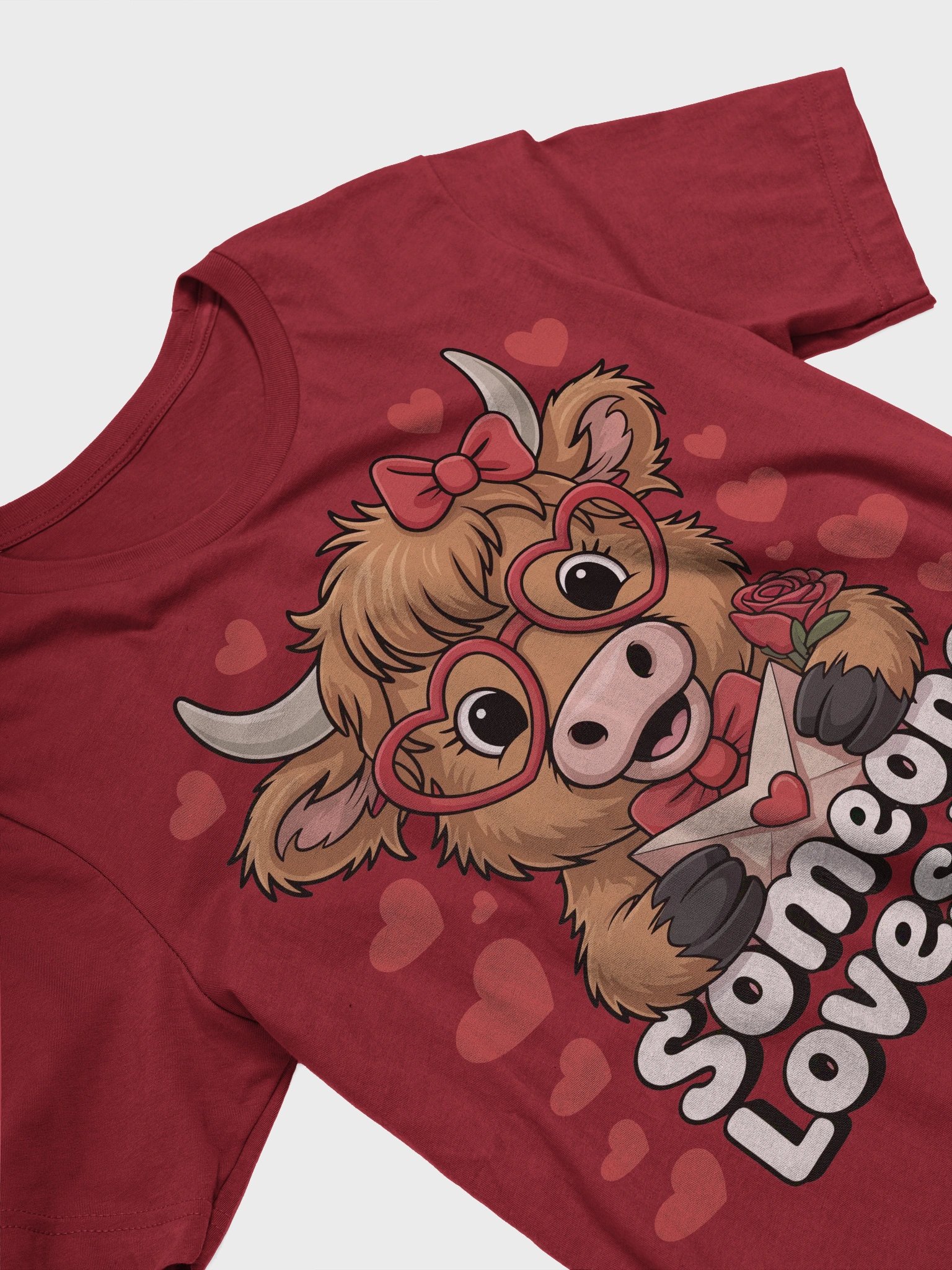 Valentine Cow T-Shirt product image (3)