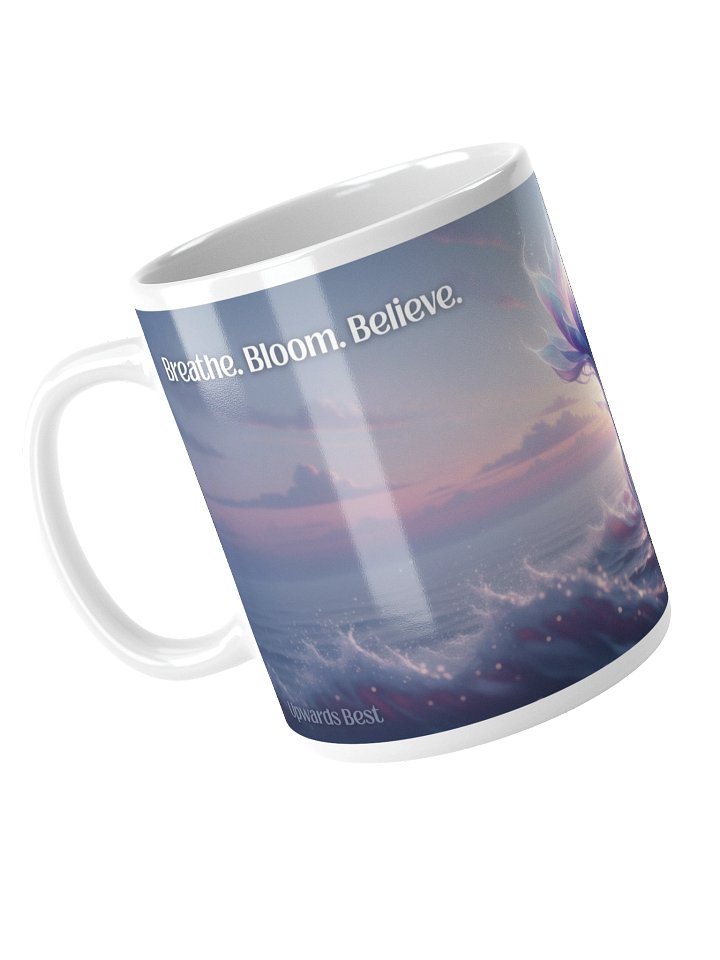 Breathe. Bloom. Believe. Momentum Mug – Pastel Bloom product image (1)