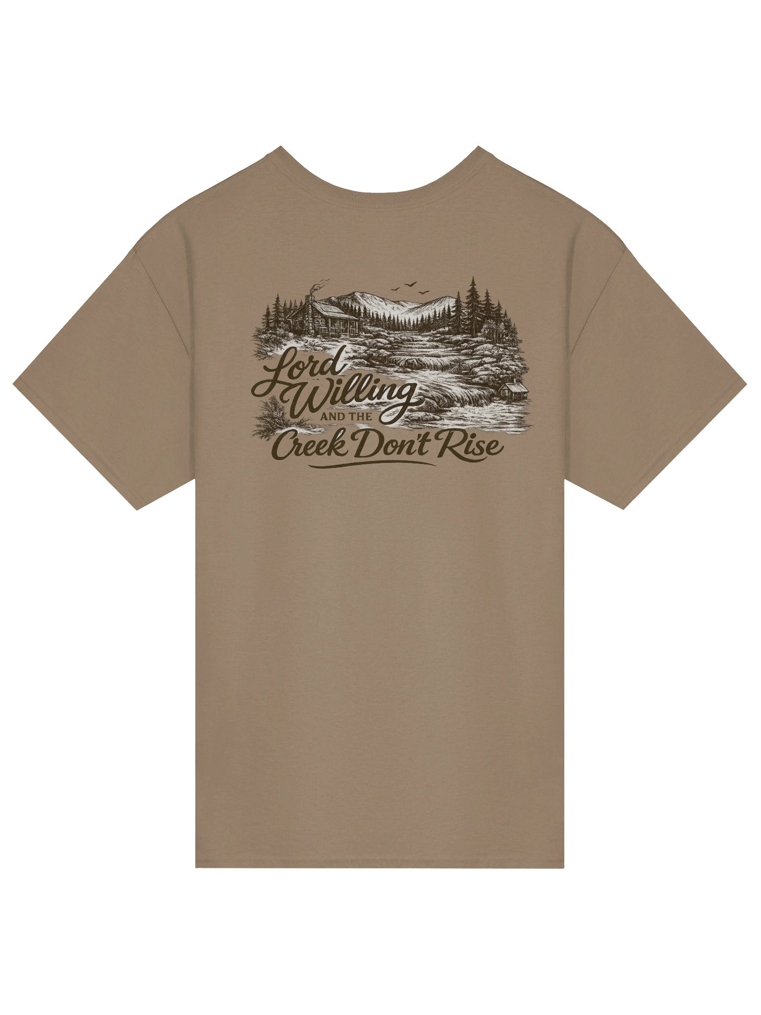 Lord Willing and the Creek Don't Rise T-Shirt product image (2)