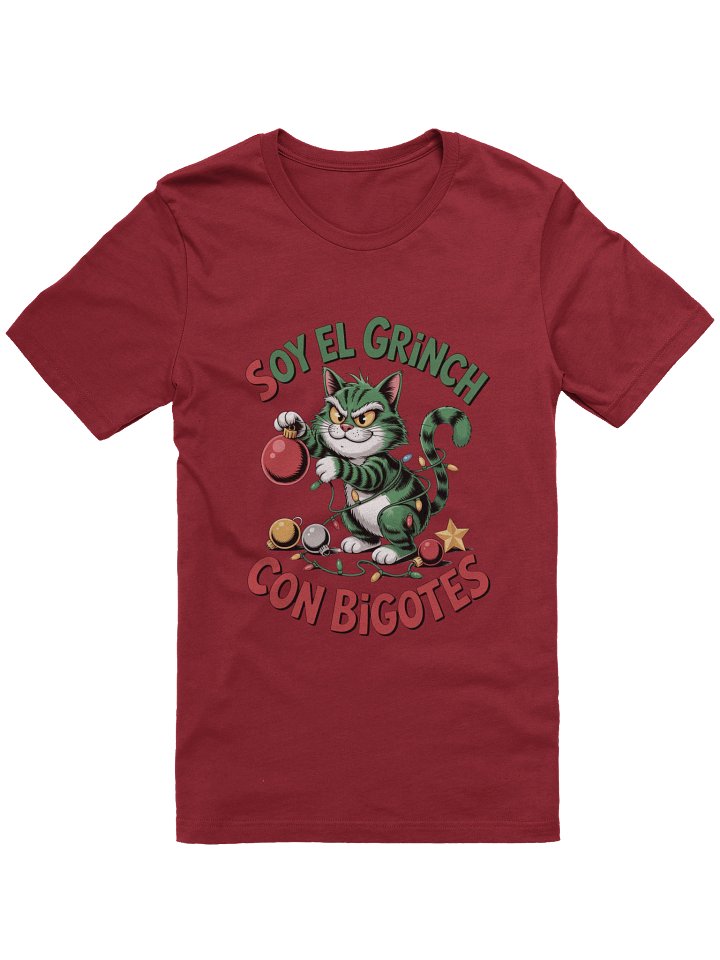 Funny Christmas T-shirt Grinch Cat product image (13)
