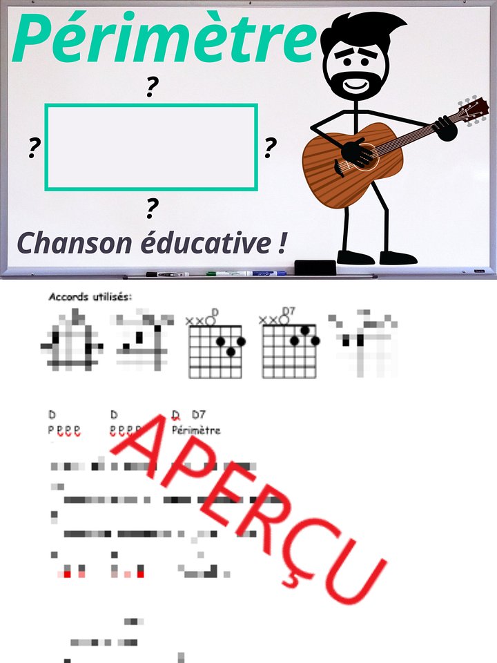 Le périmètre - Accords de guitare product image (1)