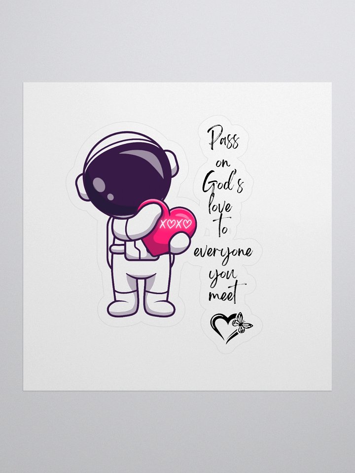 Pass on God's Love Kiss Cut Stickers product image (1)