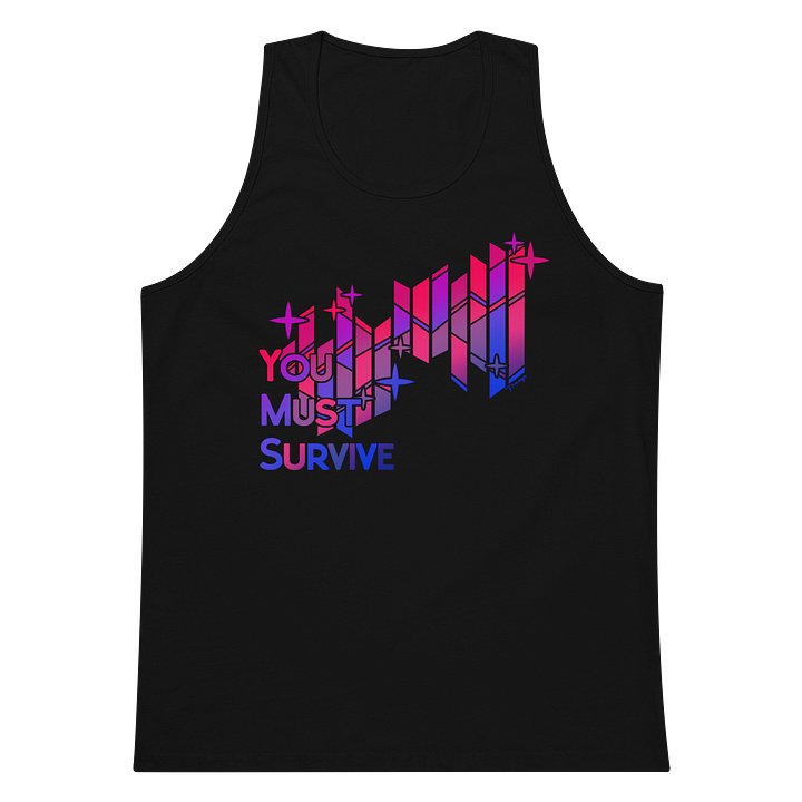 BISEXUAL "YOU MUST SURVIVE" STAINED GLASS tanktop product image (8)