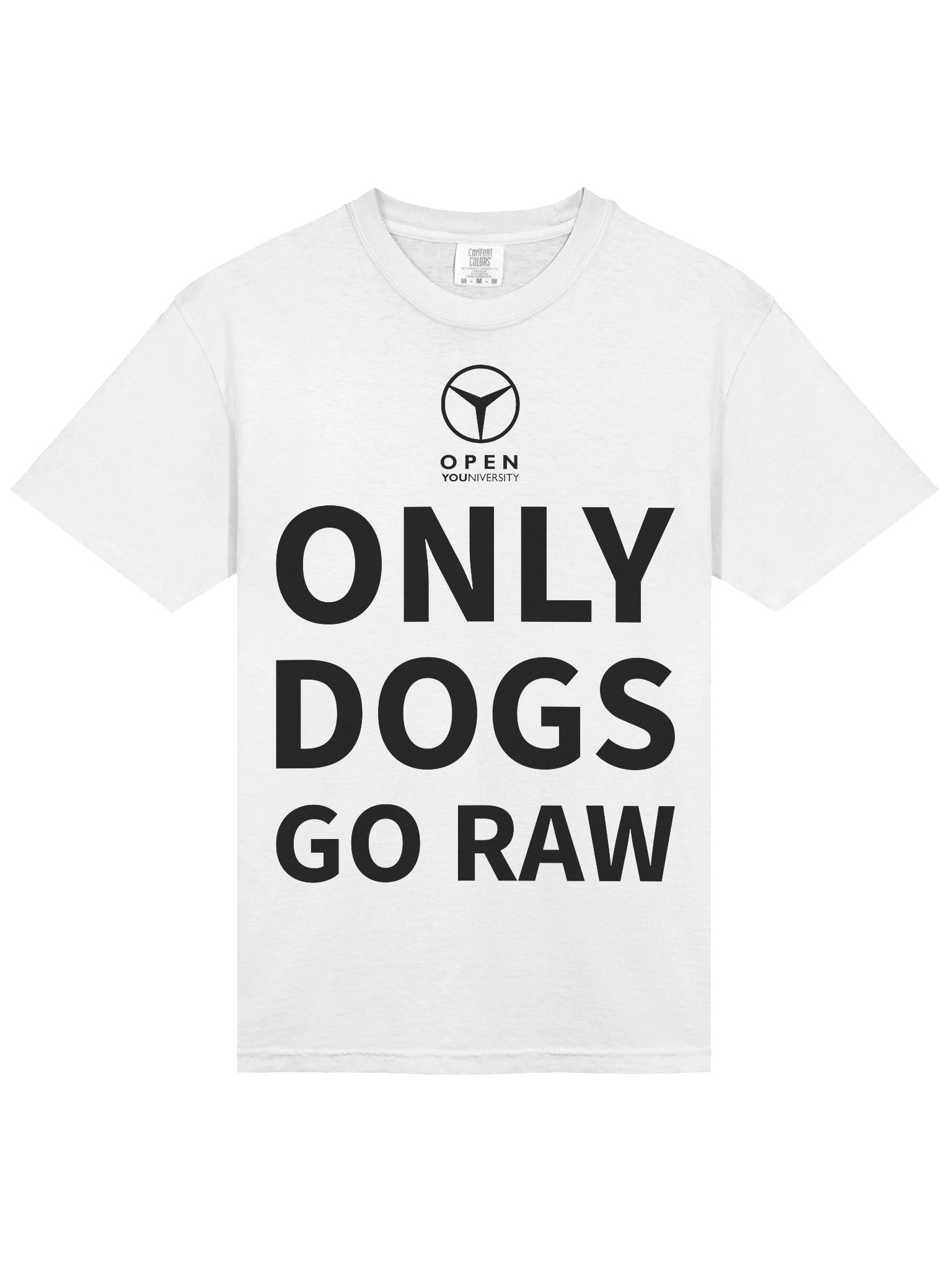 ONLY DOGS GO RAW - White Version product image (5)