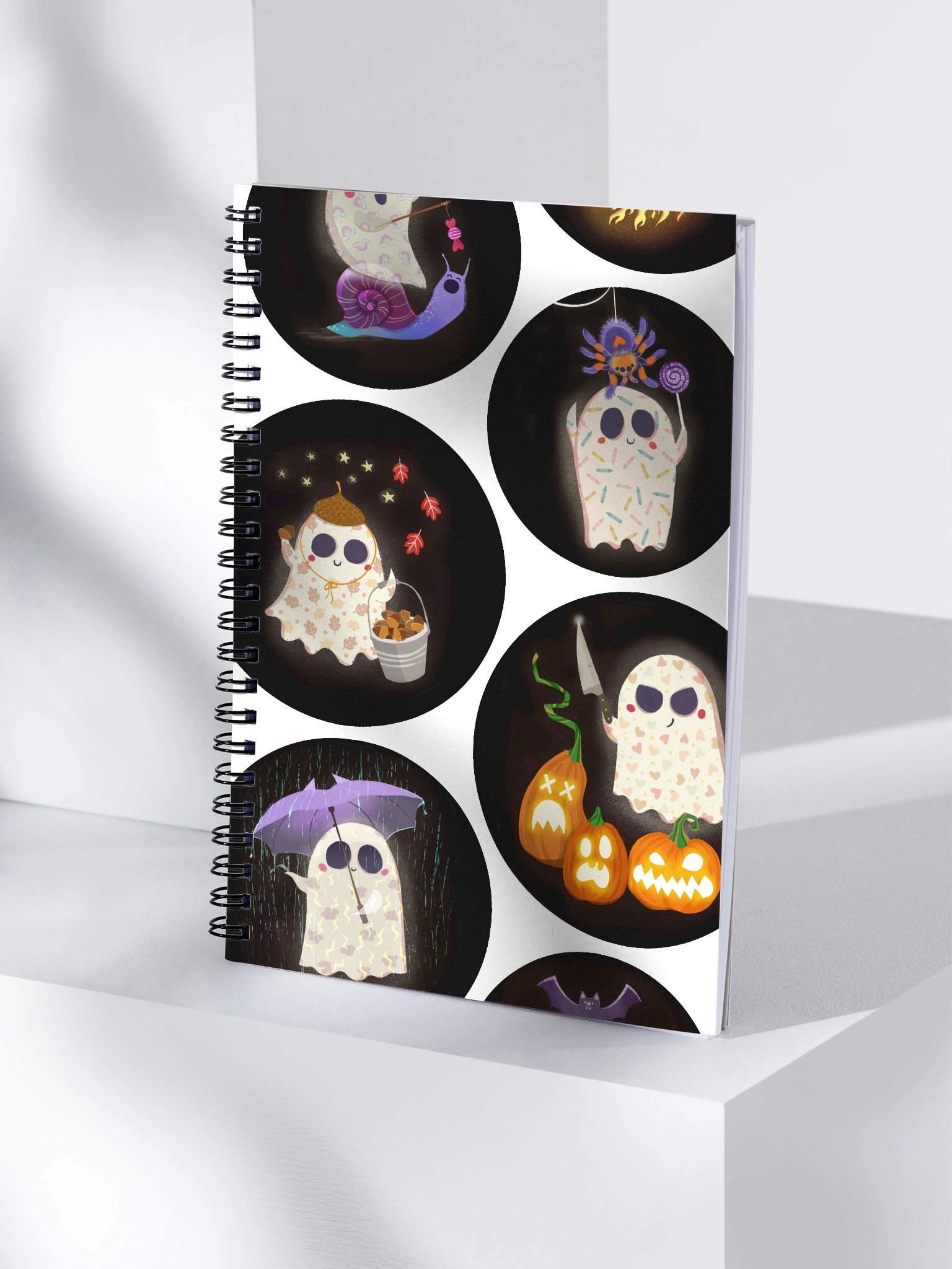 Little Ghosts Spiral Notebook product image (4)