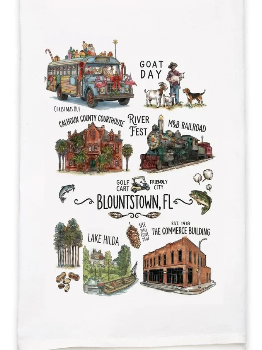 Blountstown Sack Flour Dish Towel product image (4)