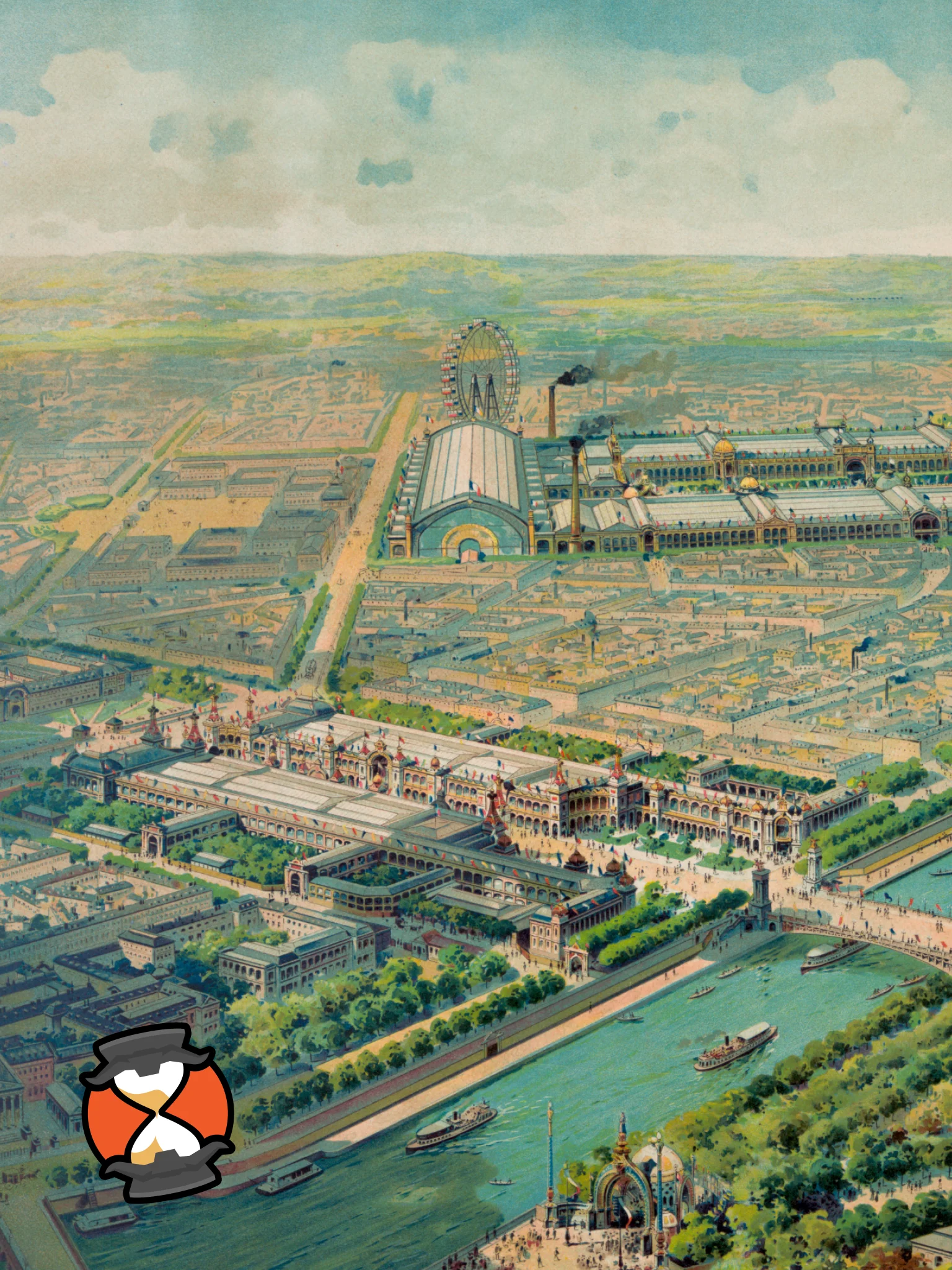 Paris 1900 (Framed Poster Print) product image (3)