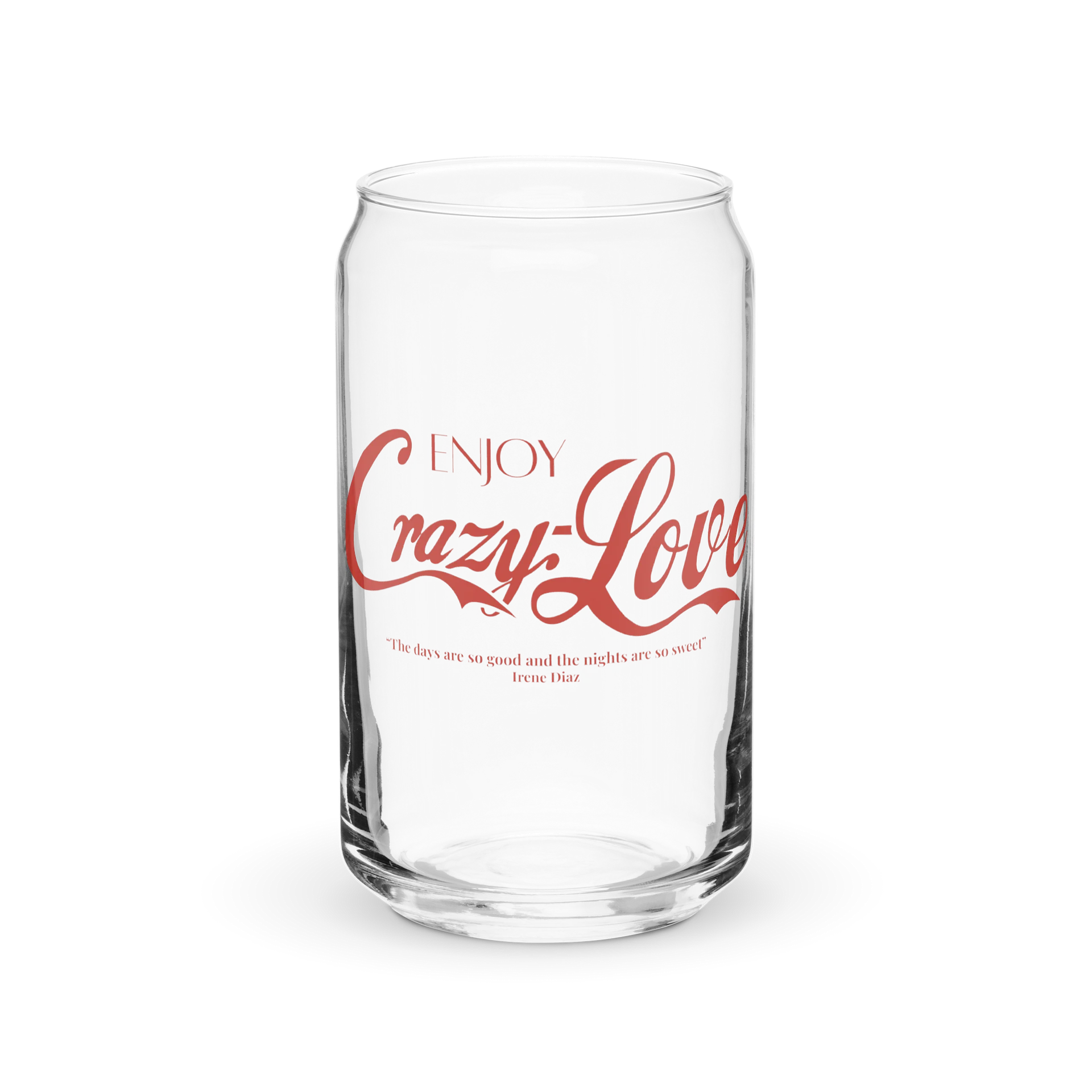 Enjoy "Crazy Love" Glass product image (1)