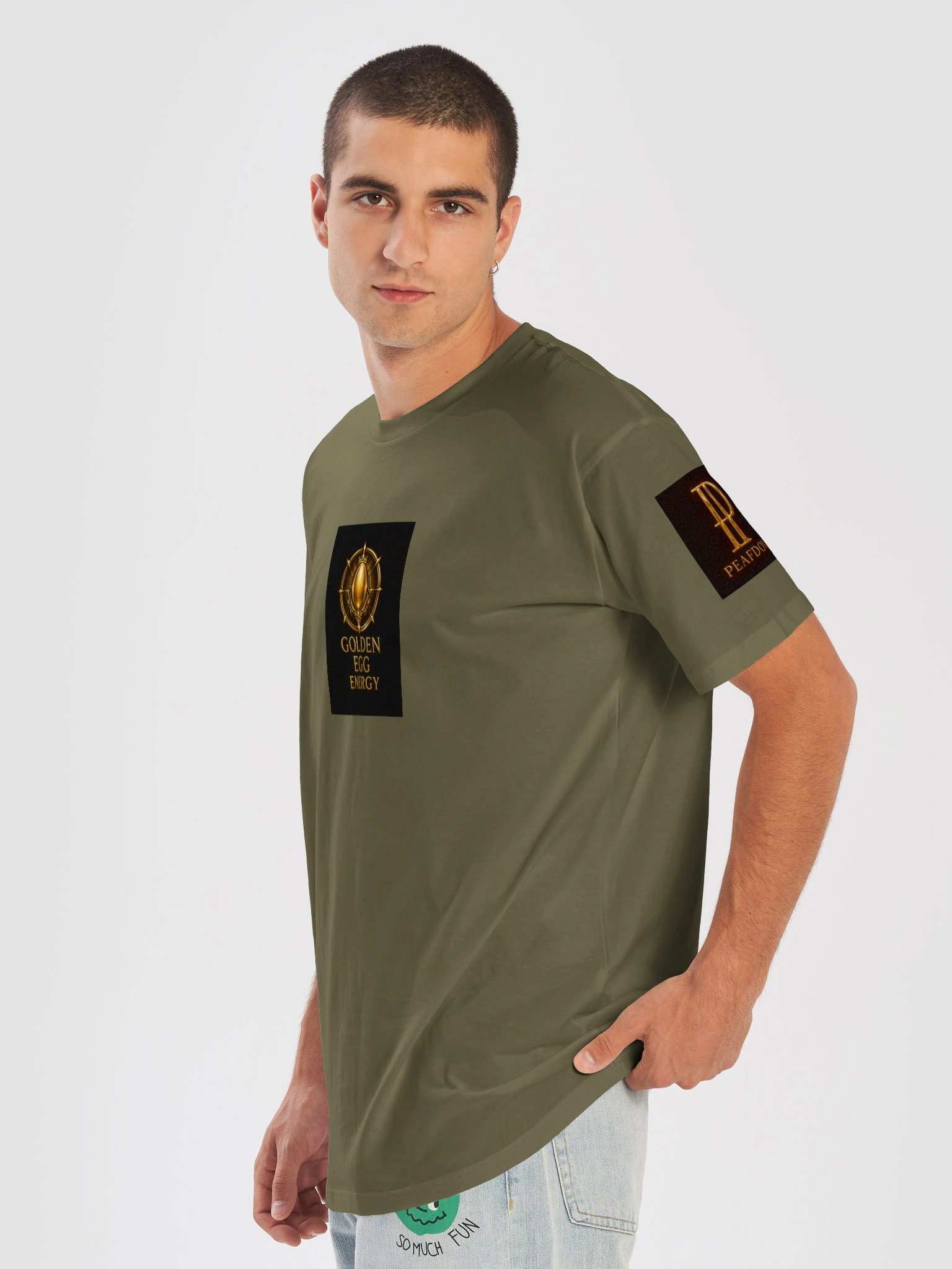 PEAFDOVE® Golden Egg Signal Backprint Shirt product image (7)