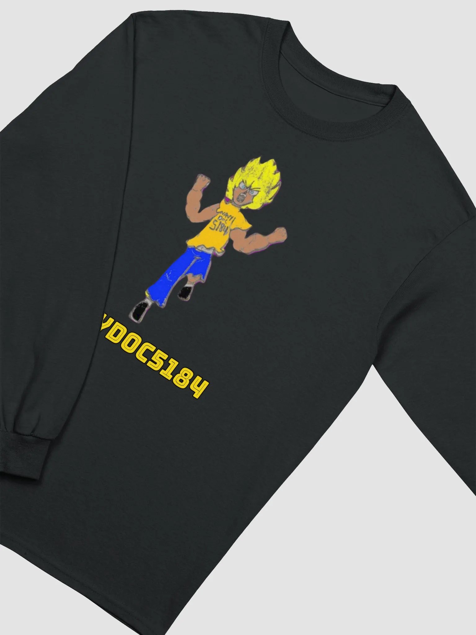 NavyDoc5184 Super Saiyan Long Sleeve Tee product image (19)