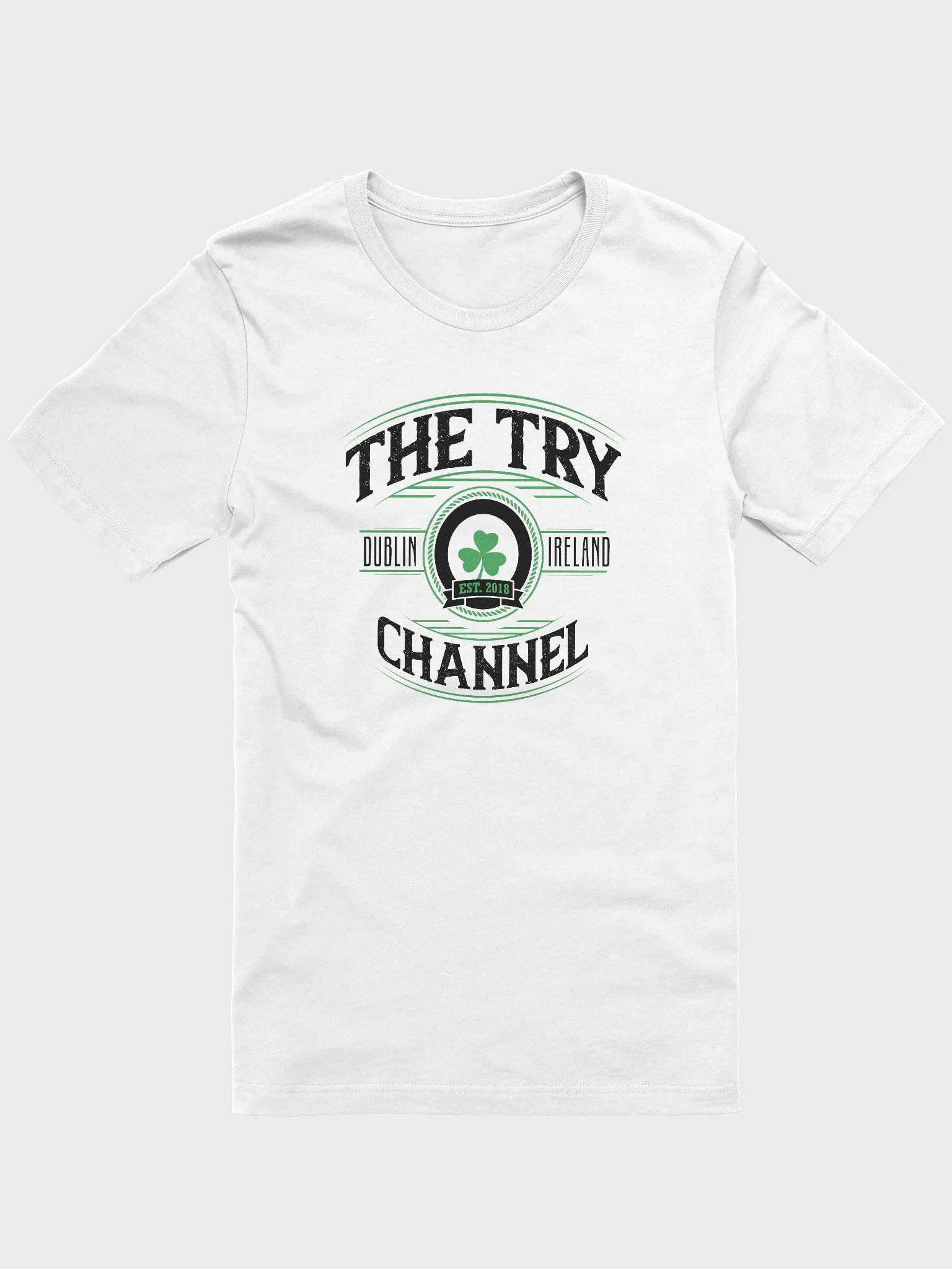TRY Collegiate Tee - Black Design product image (8)