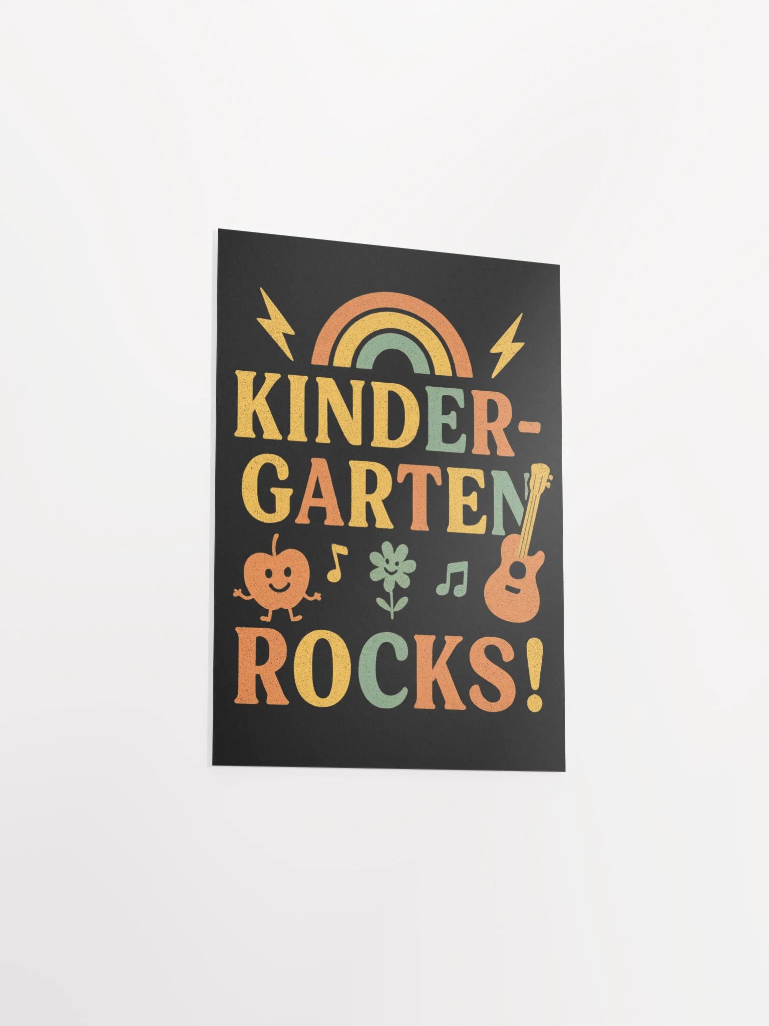 Kindergarten Rocks! Poster – Retro Wall Art for Classrooms product image (10)