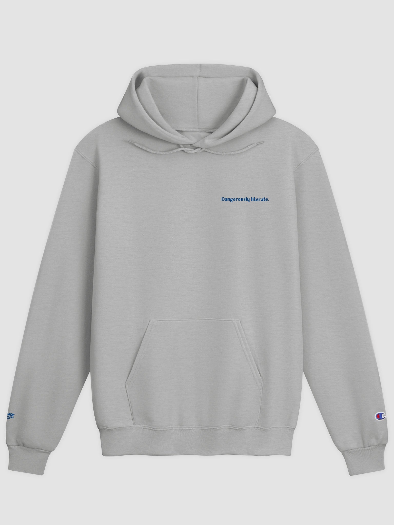 Dangerously literate. Champion collaboration. Hoody. product image (1)