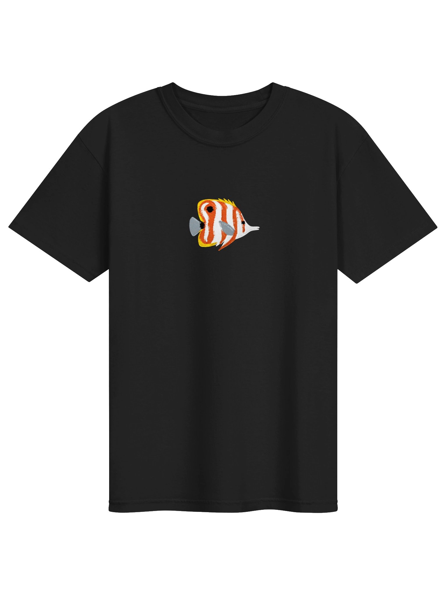 Copperband Butterflyfish Premium T-Shirt (Embroidered) for Reef and Marine Aquarium Lovers product image (1)