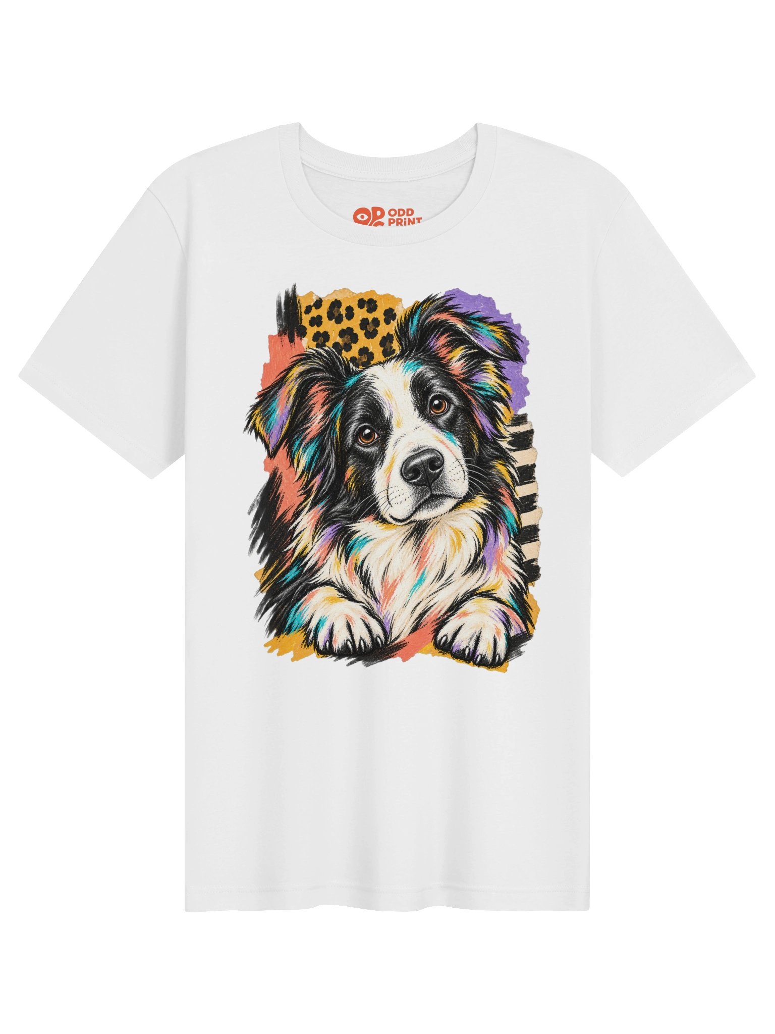 Border Collie Art T-Shirt product image (2)