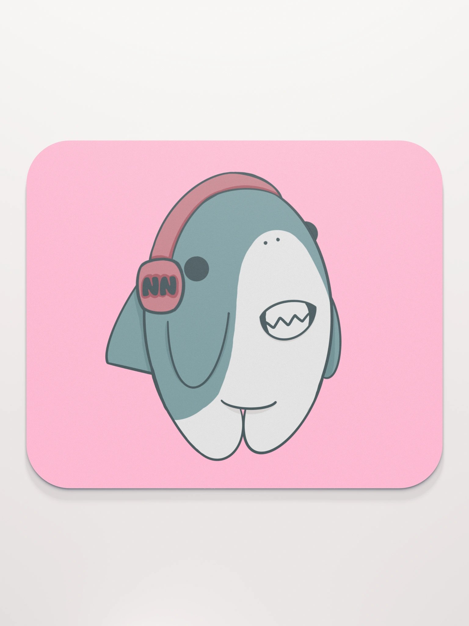 PINK SHARK MOUSE PAD product image (2)