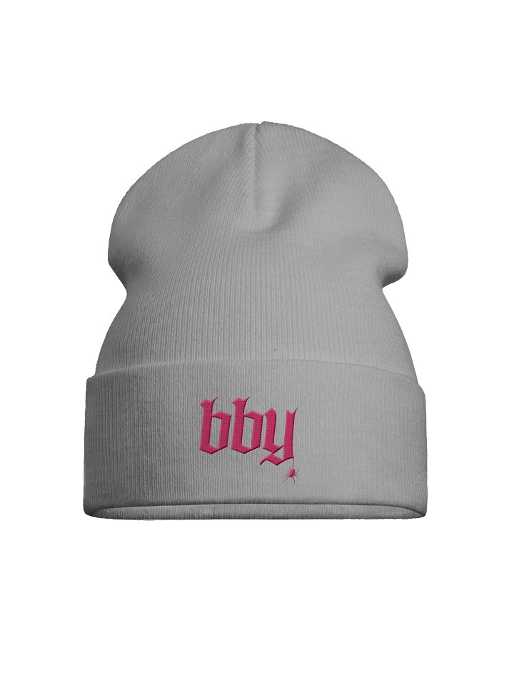 'BBY' Embroidered Knit Beanie product image (15)
