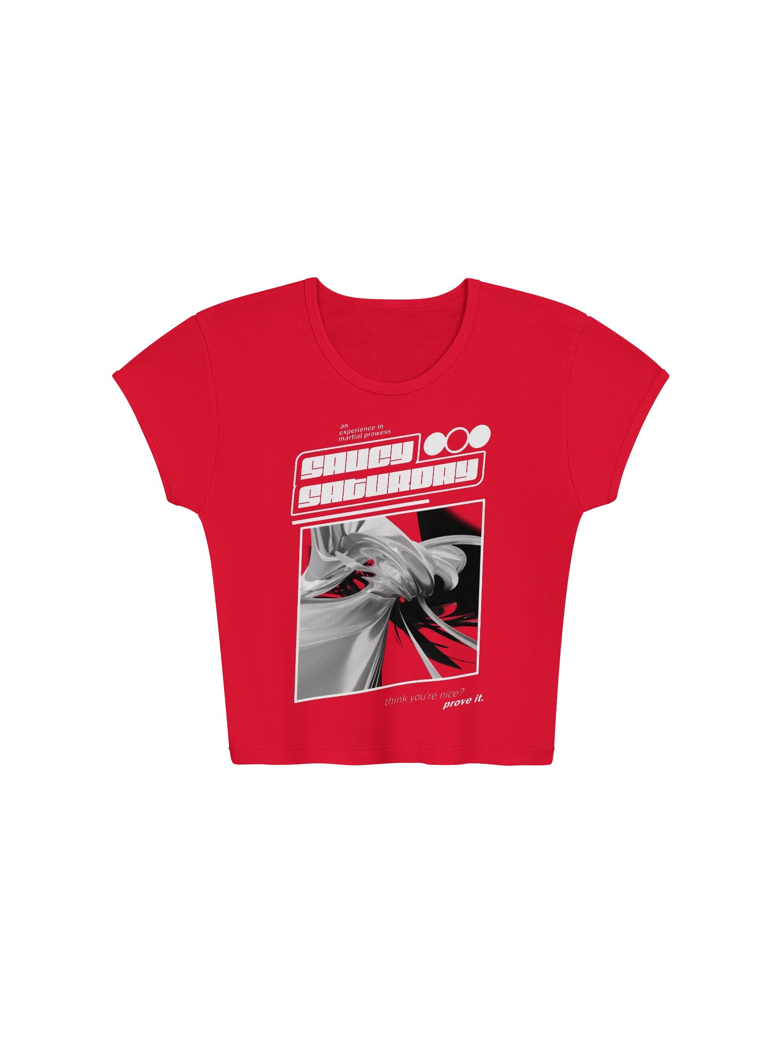 Saucy Dojo Rave Crop Tee product image (3)