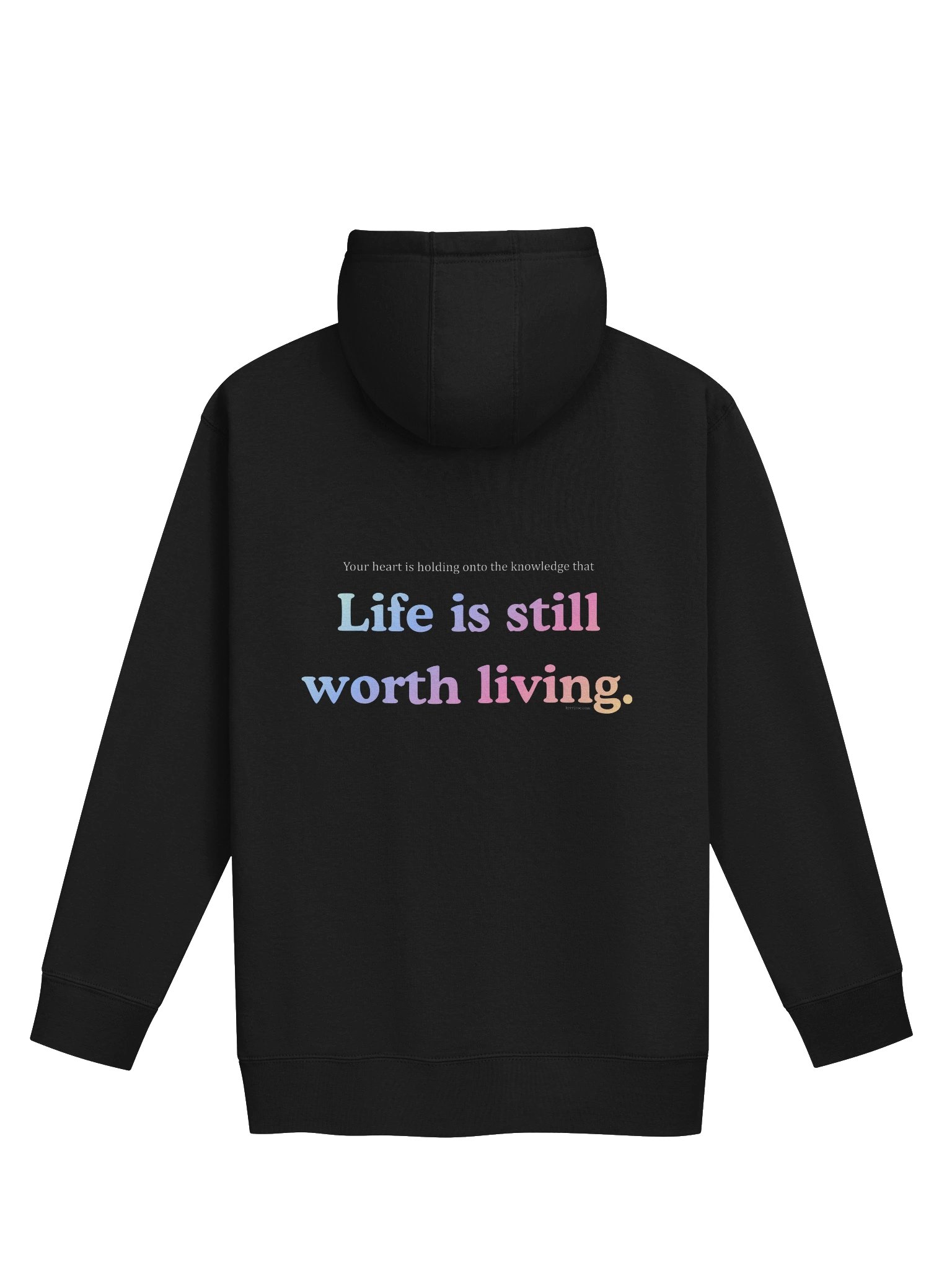 Life is Still Worth Living Hoodie - Rainbow product image (1)