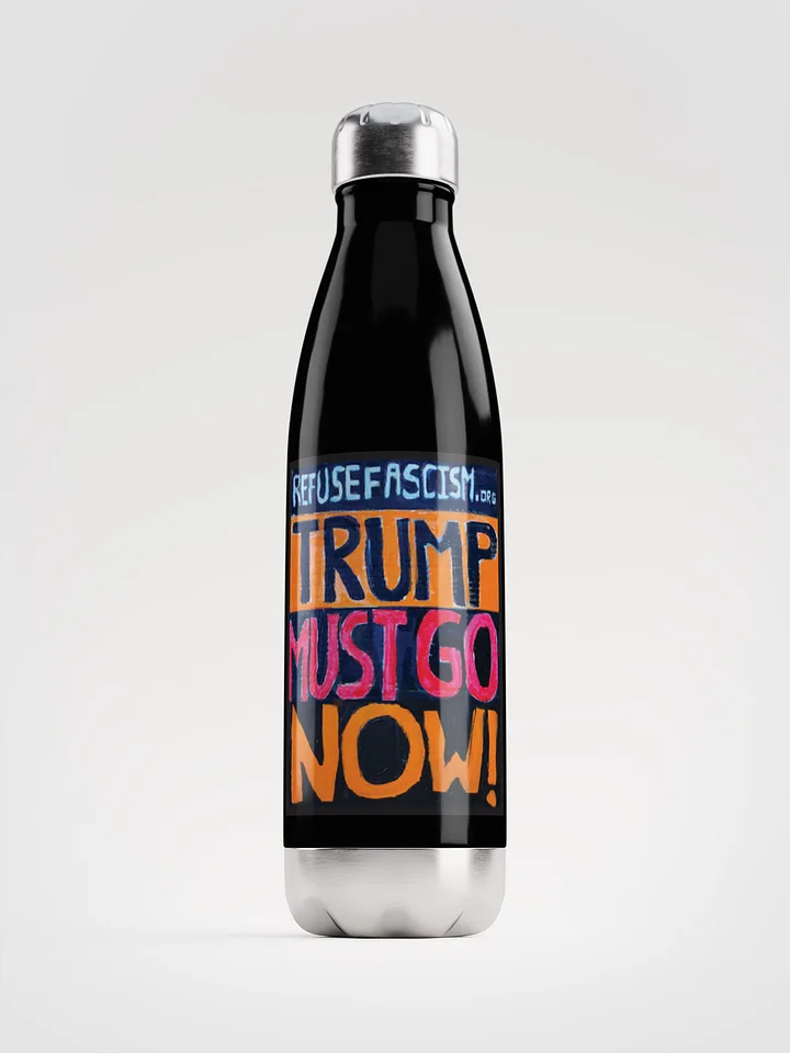 Trump Must Go Now Water Bottle product image (1)