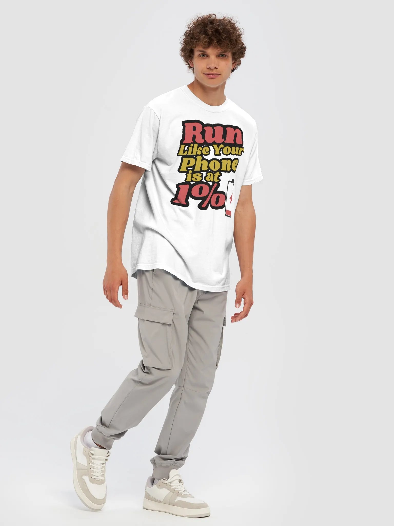 Low Battery Run T-Shirt product image (13)