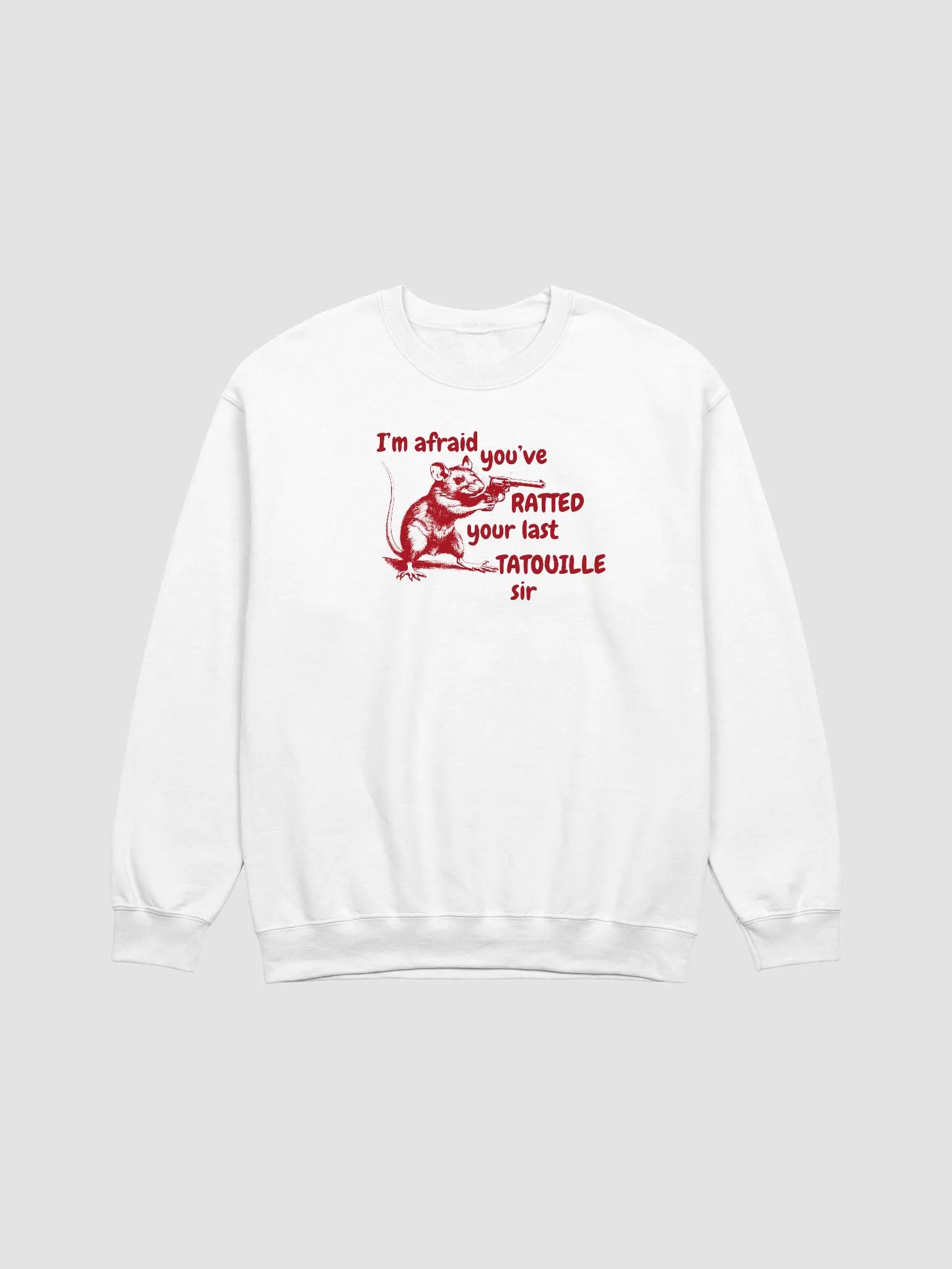I'm afraid you've ratted Crewneck product image (1)