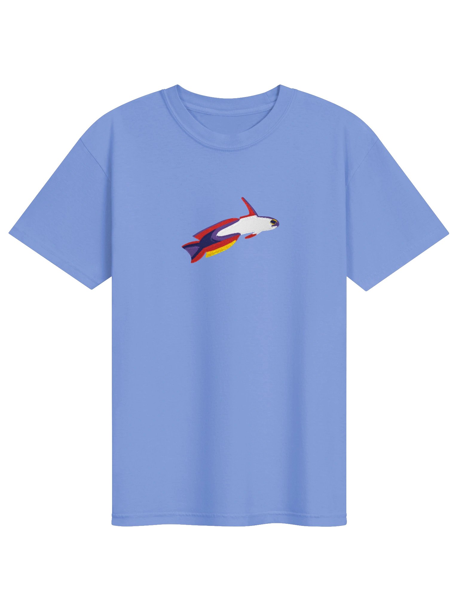 Purple Firefish Goby Embroidered Shirt | Reef Aquarium Fish Embroidery Tee | Saltwater Marine Fish Apparel product image (5)