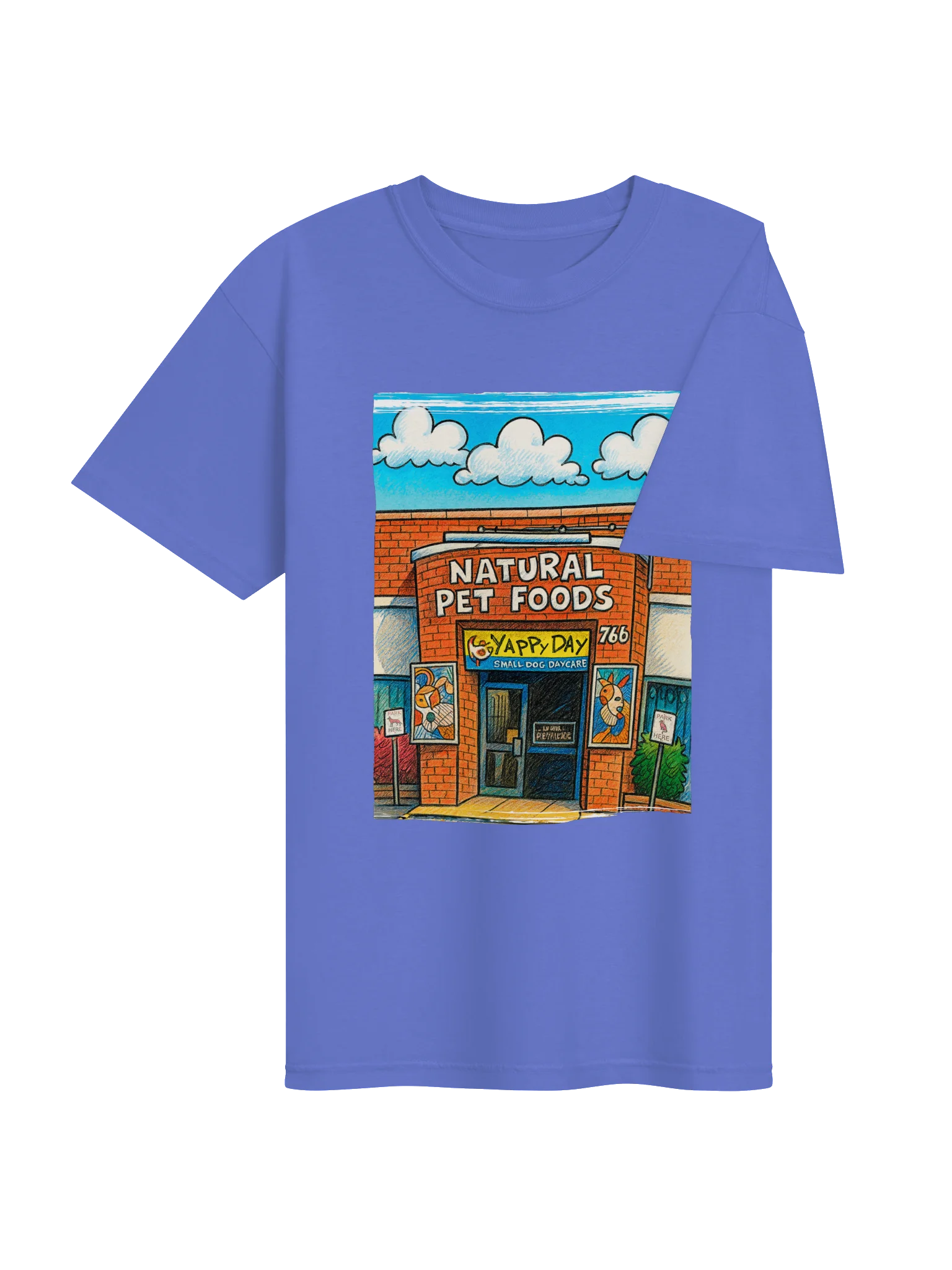 Natural Pet Foods Caricature T-Shirt product image (53)