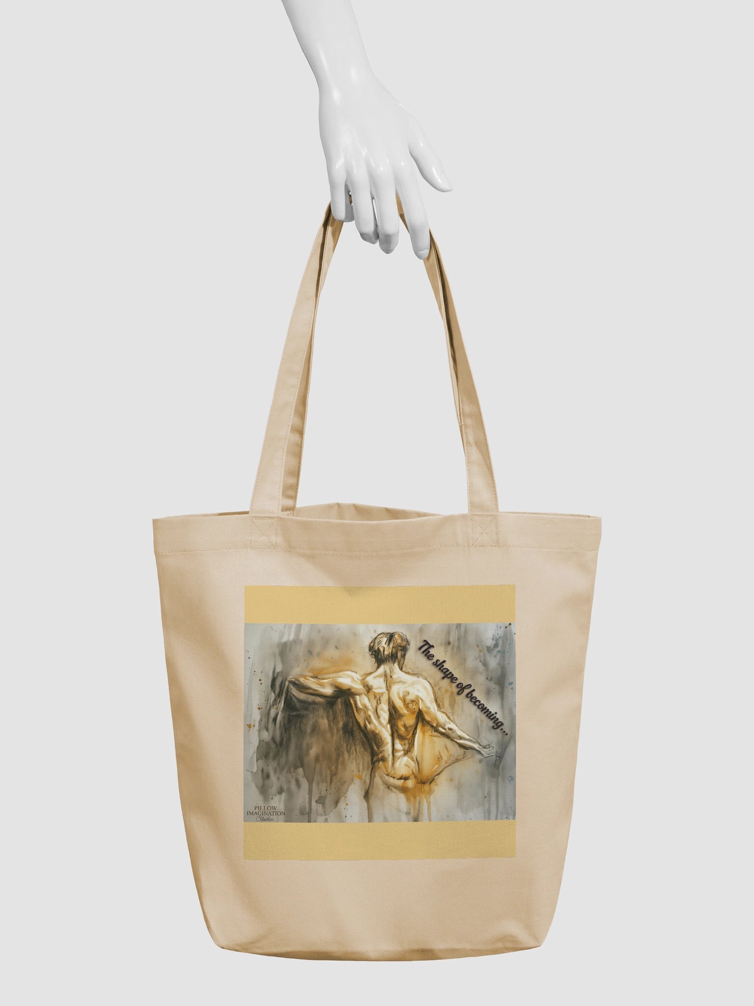 The Shape of Becoming — Organic Cotton Tote product image (3)
