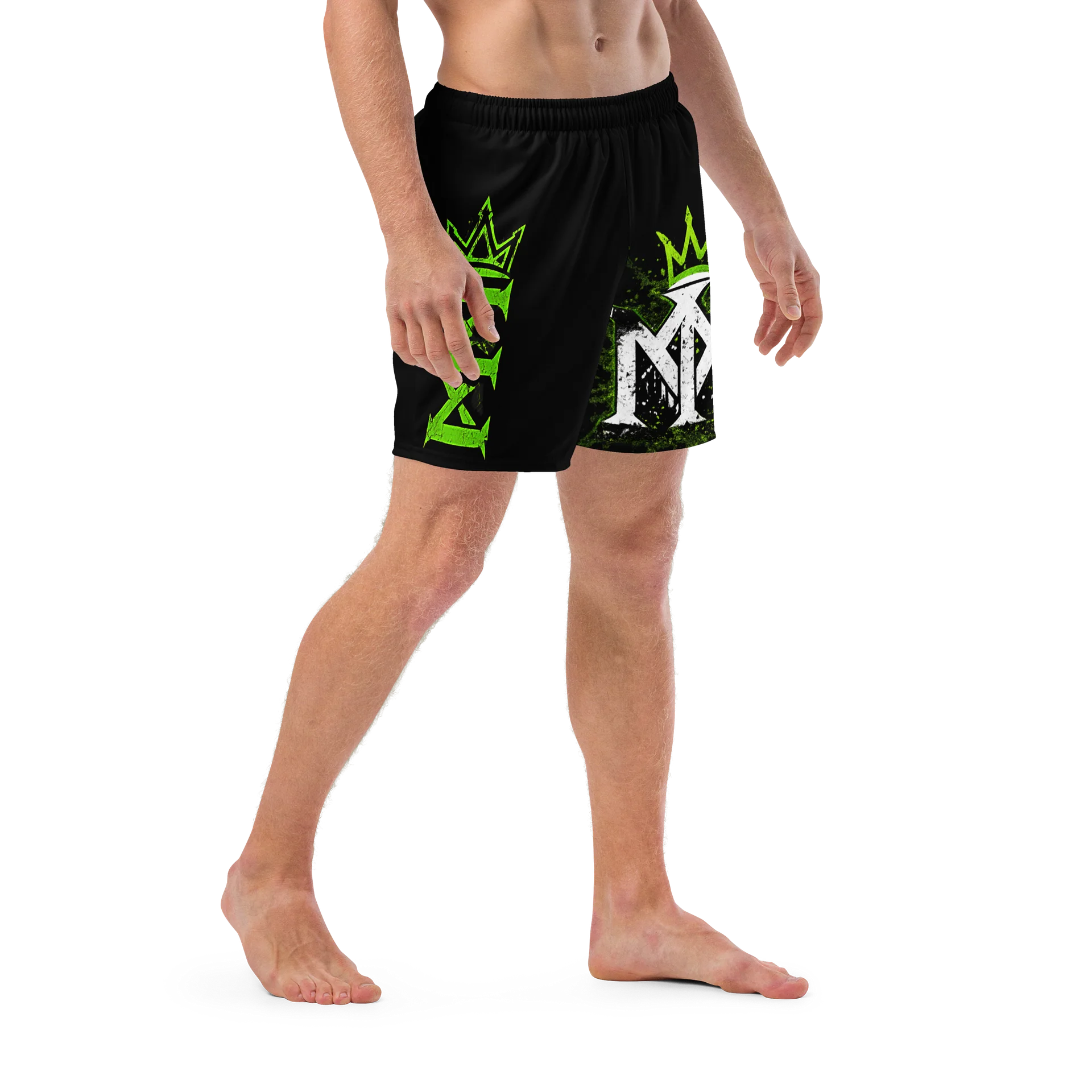 MMD Crowned Neon Graphic Swim Trunks product image (6)