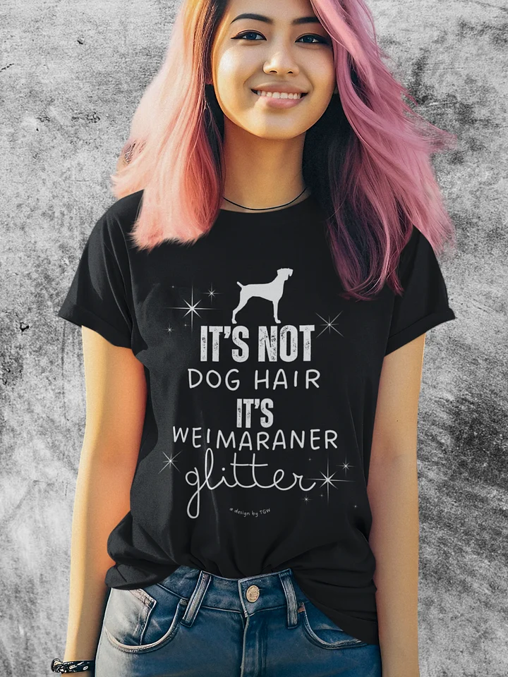 Weim Glitter - Bella+Canvas Supersoft T-shirt (white print) product image (1)